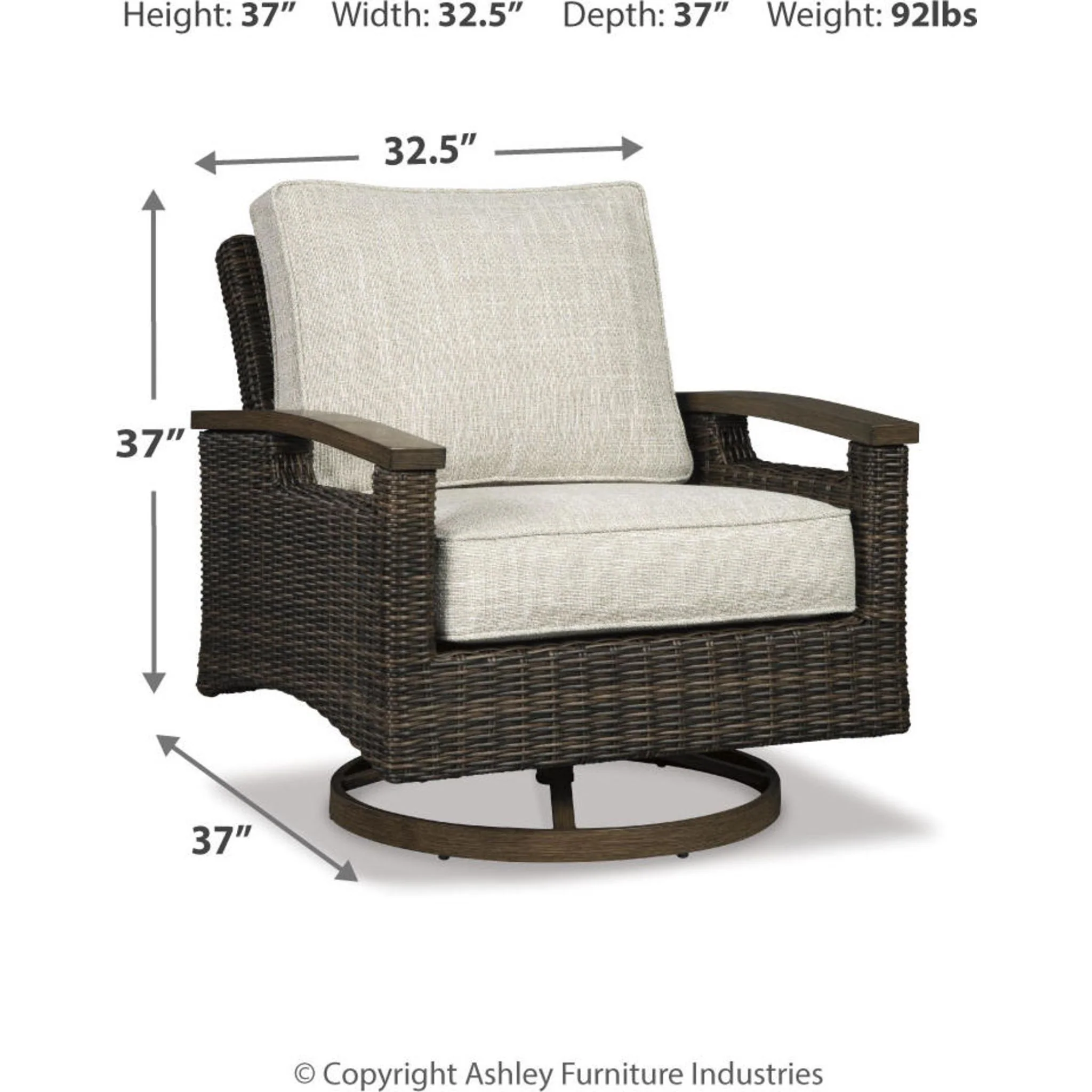 Paradise Trail 3 Piece Outdoor Seating - Image 6