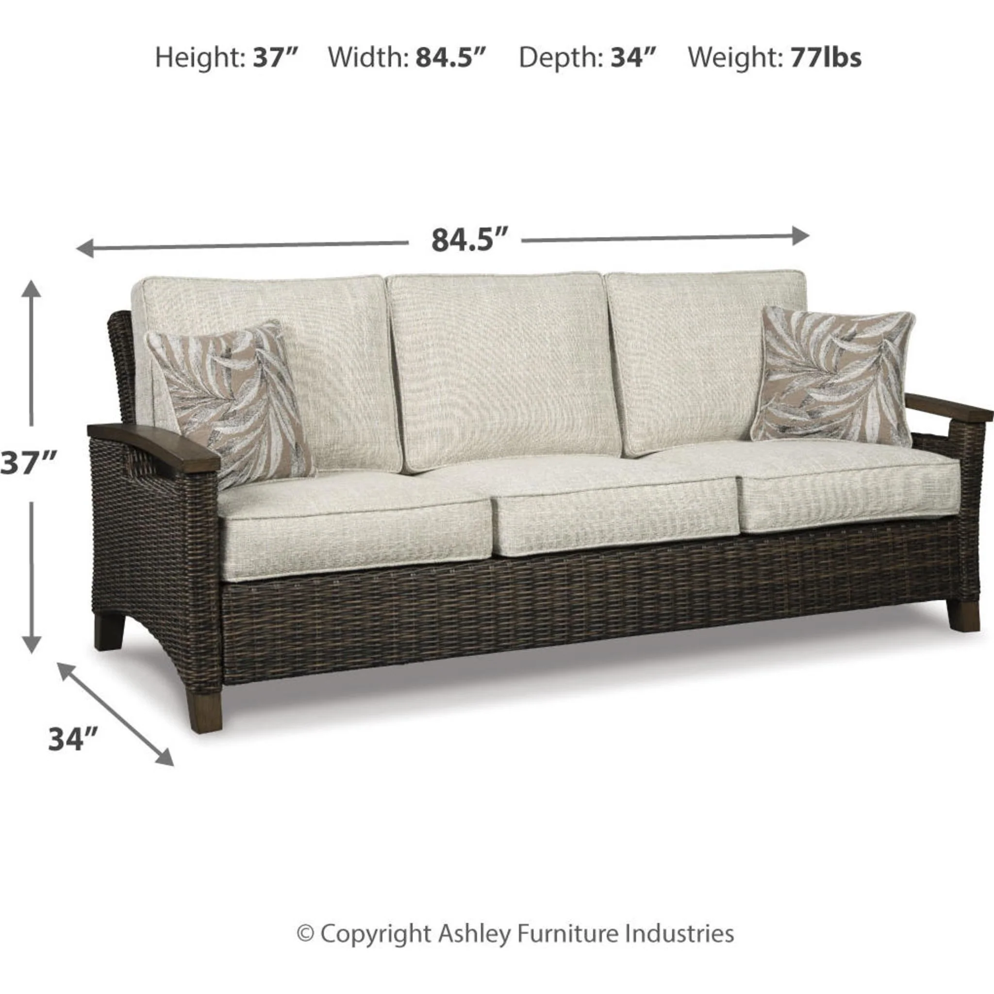 Paradise Trail 3 Piece Outdoor Seating - Image 9