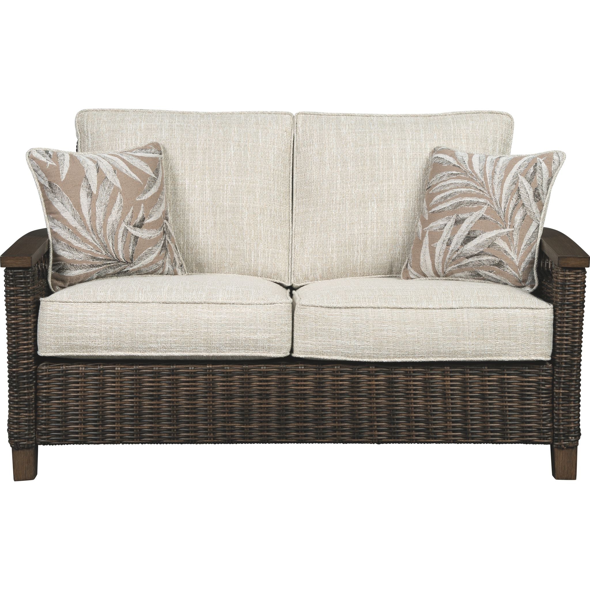 Paradise Trail Outdoor Loveseat with Cushion - Image 6