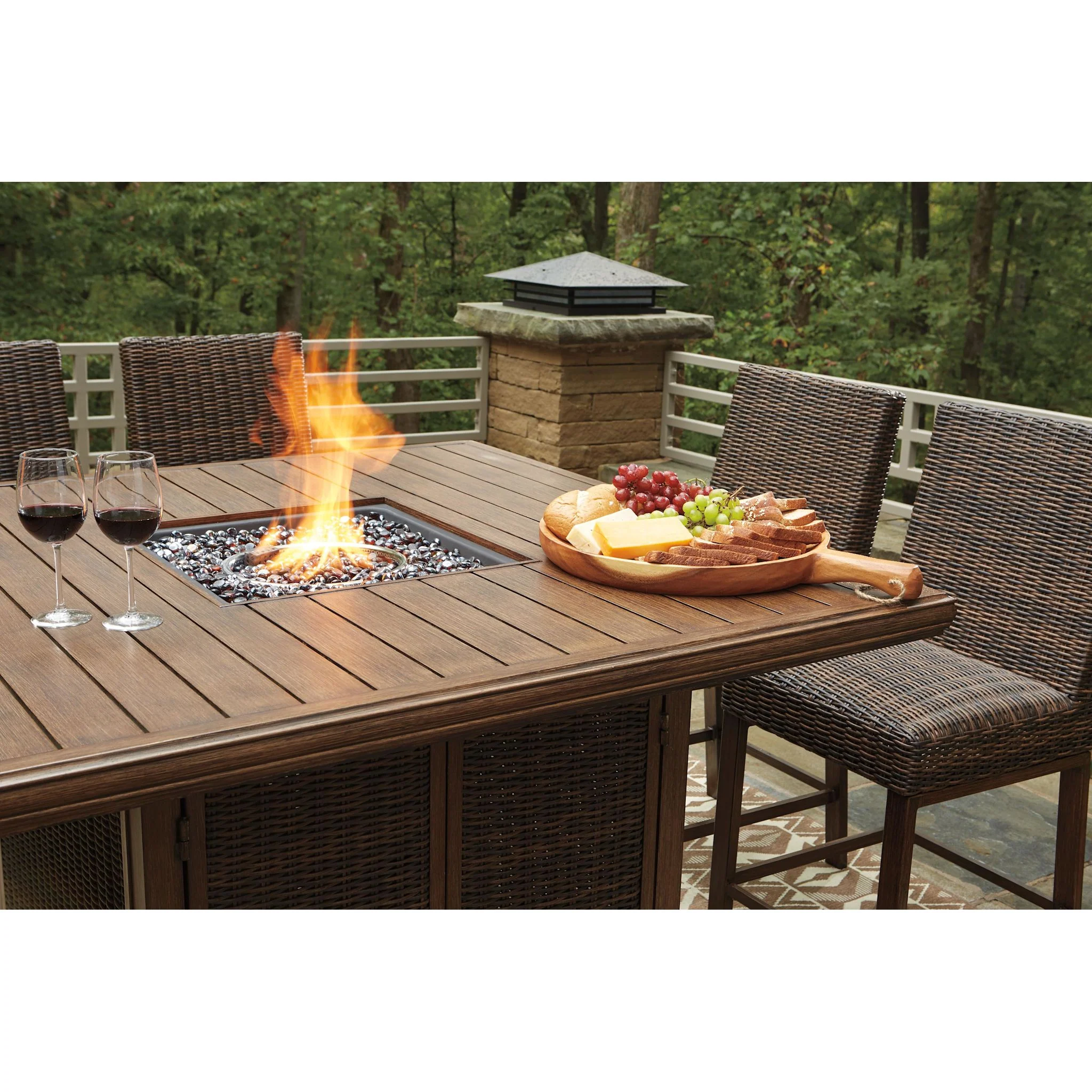 Paradise Trail Outdoor Bar Dining Set - Image 41