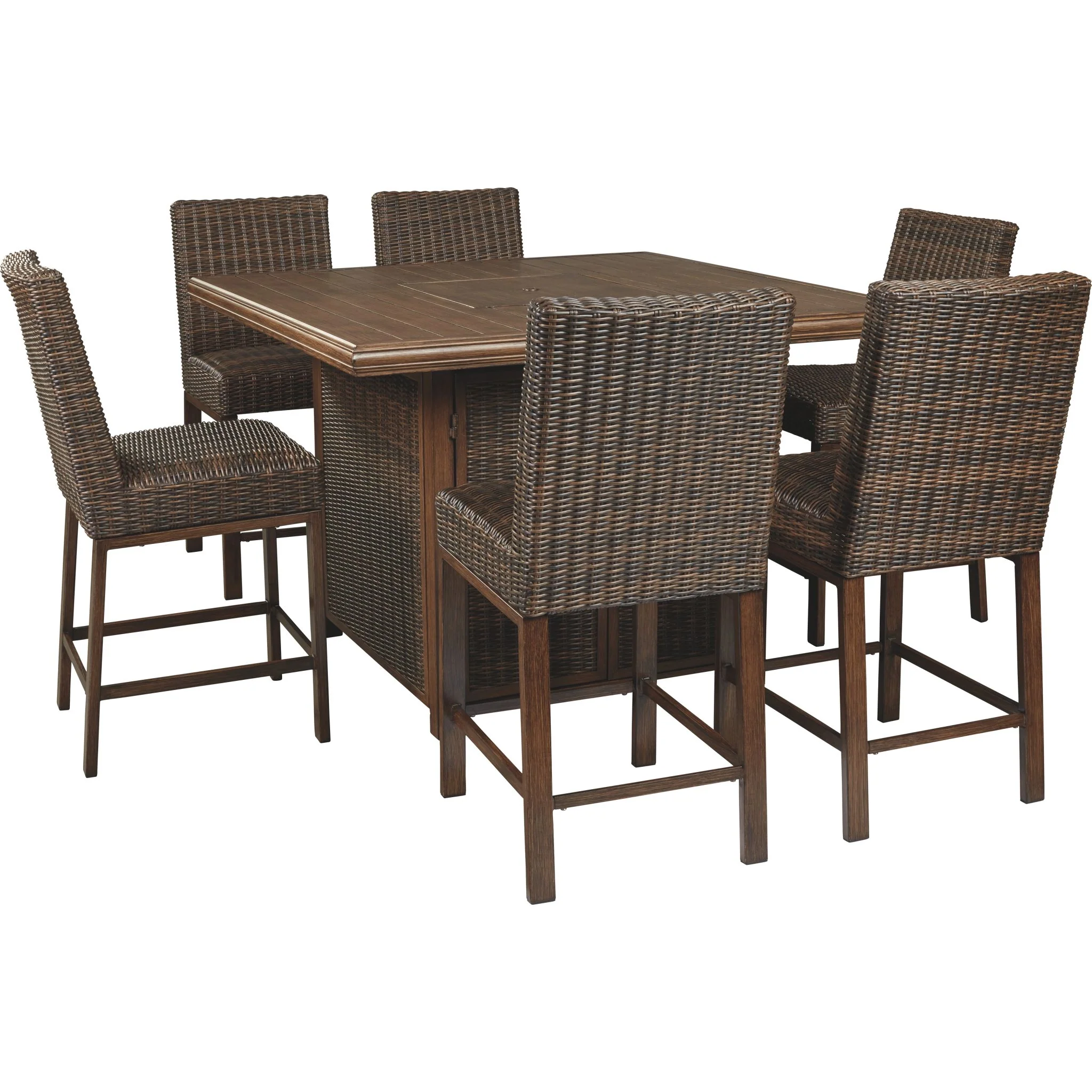 Paradise Trail Outdoor Bar Dining Set - Image 65