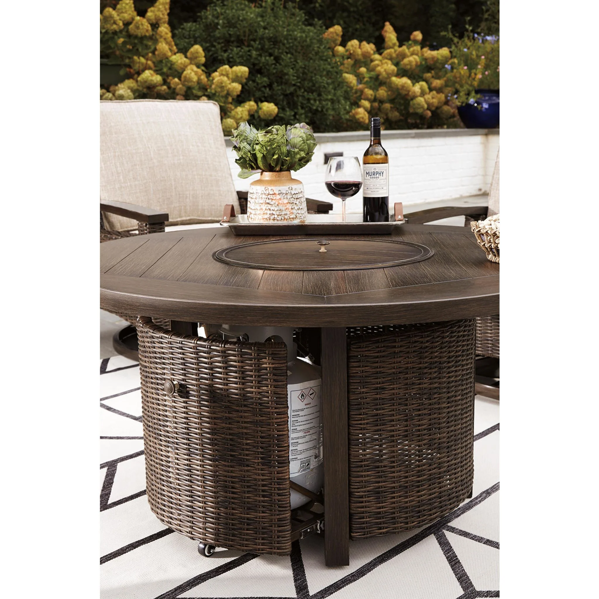 Paradise Trail Outdoor Fire Pit Table - Image 12