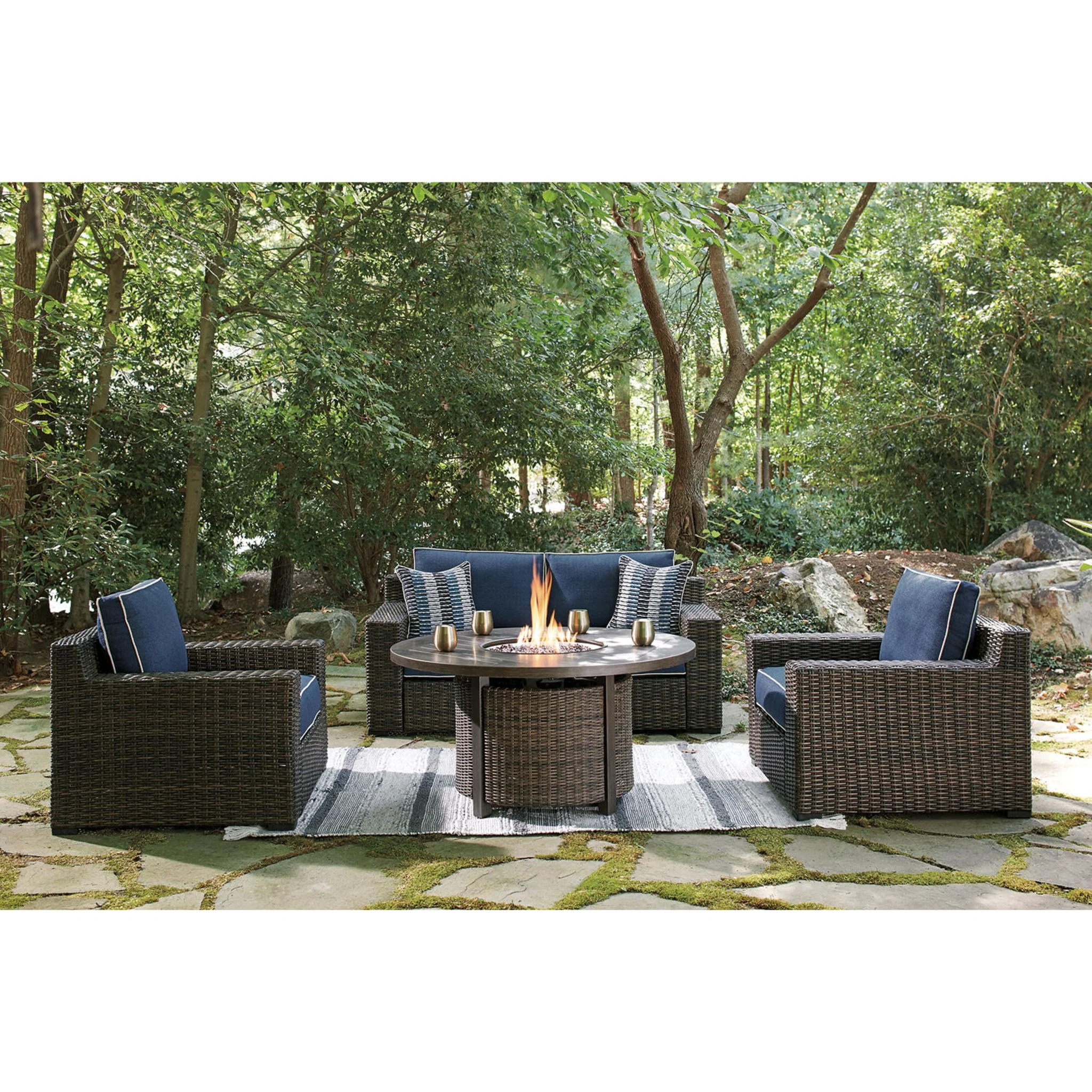 Paradise Trail Outdoor Fire Pit Table - Image 19