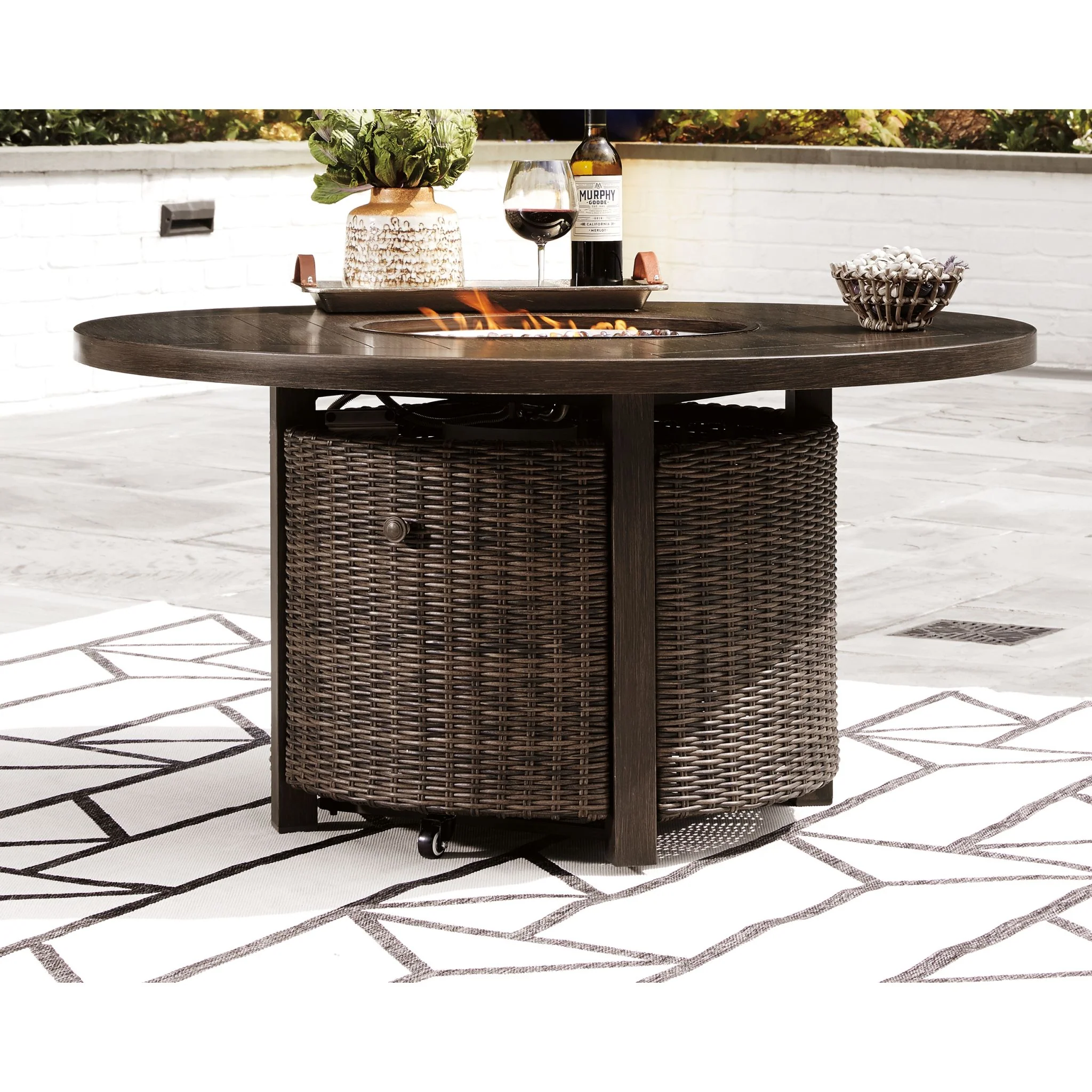 Paradise Trail Outdoor Fire Pit Table - Image 3