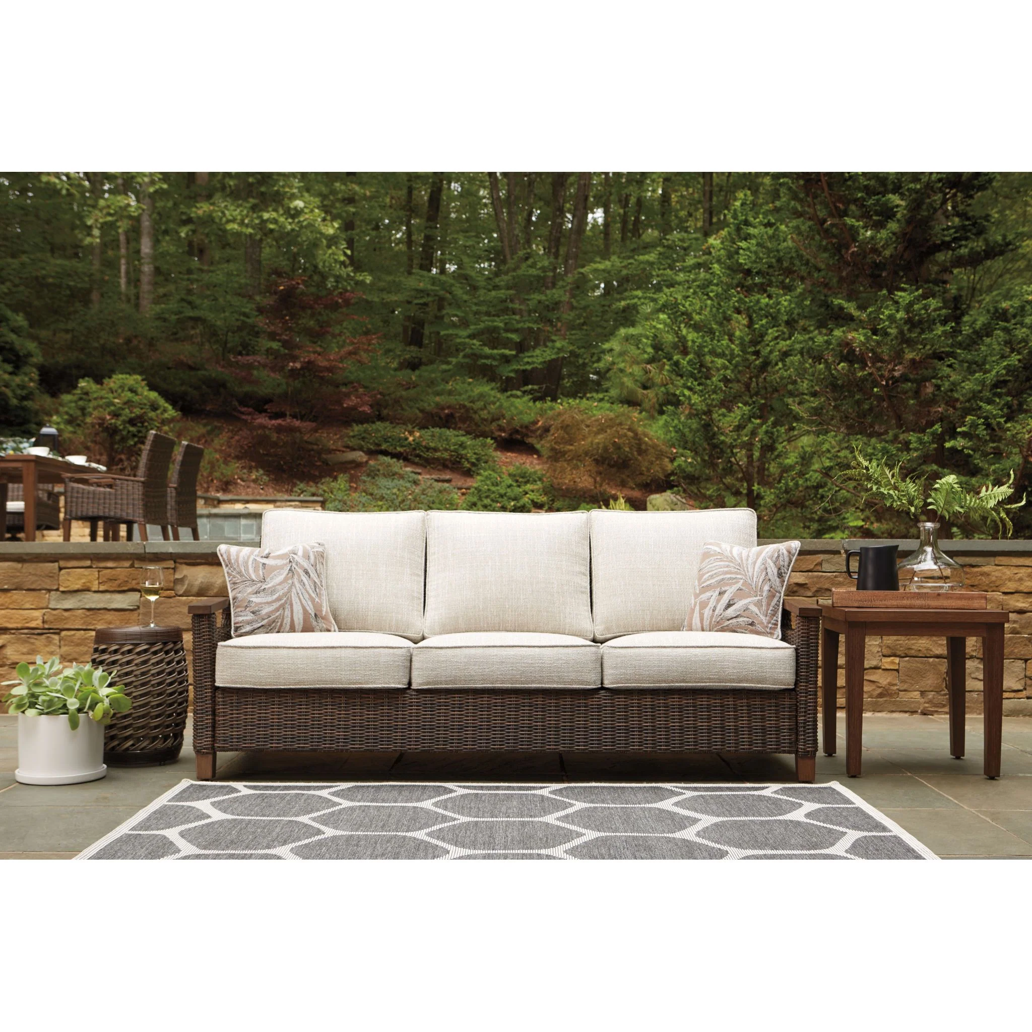 Paradise Trail Outdoor Sofa with Cushion - Image 12