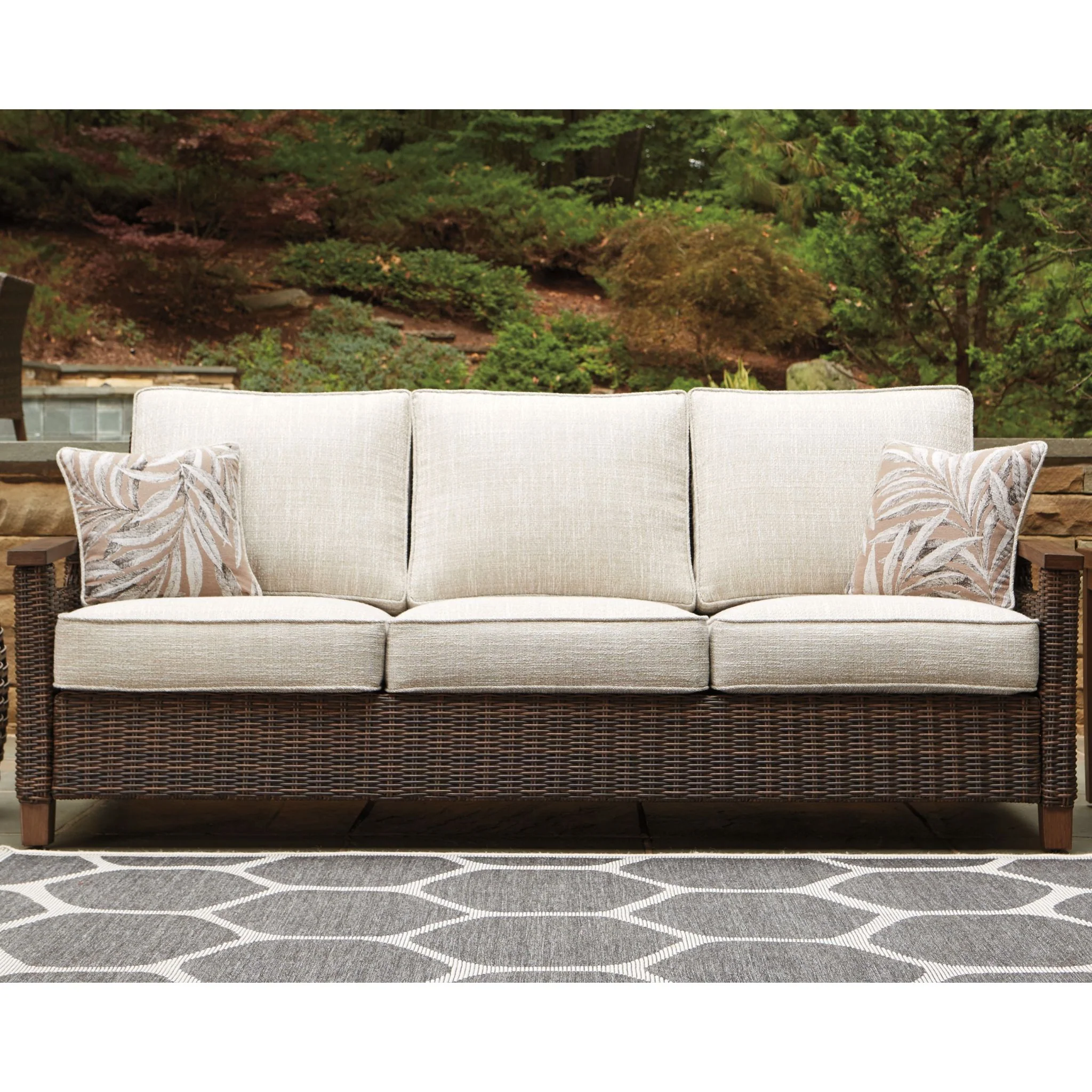 Paradise Trail Outdoor Sofa with Cushion - Image 2