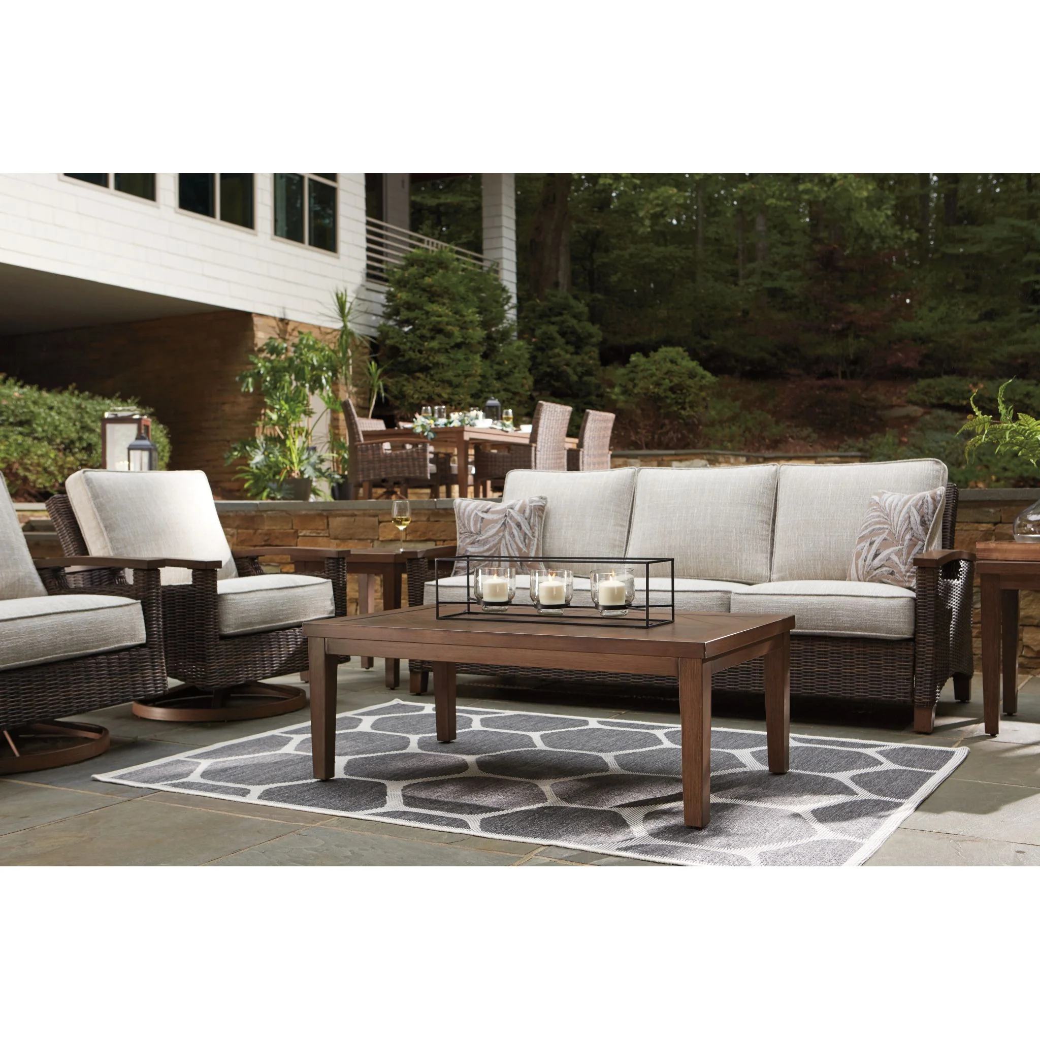 Paradise Trail Outdoor Sofa with Cushion - Image 7