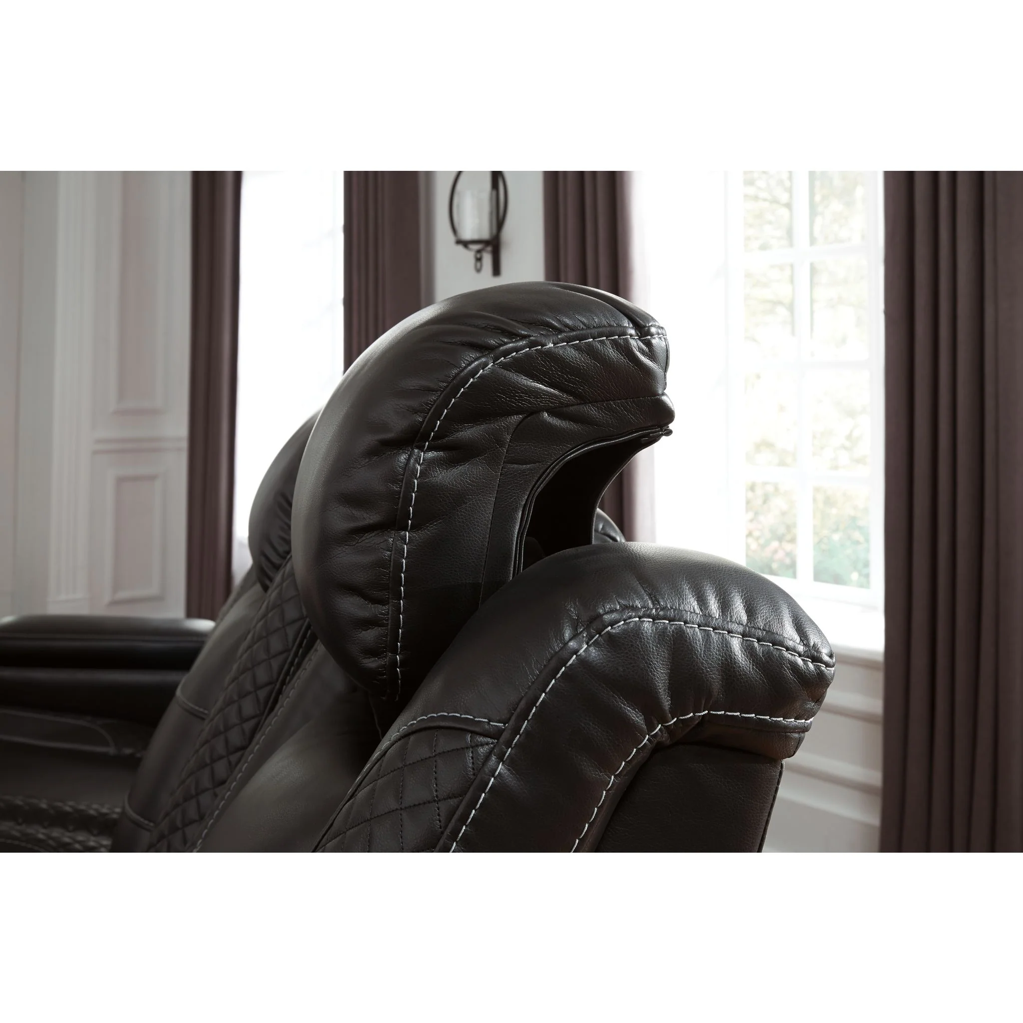 Party Time Power Reclining Loveseat with Console and Adj Head - Image 10