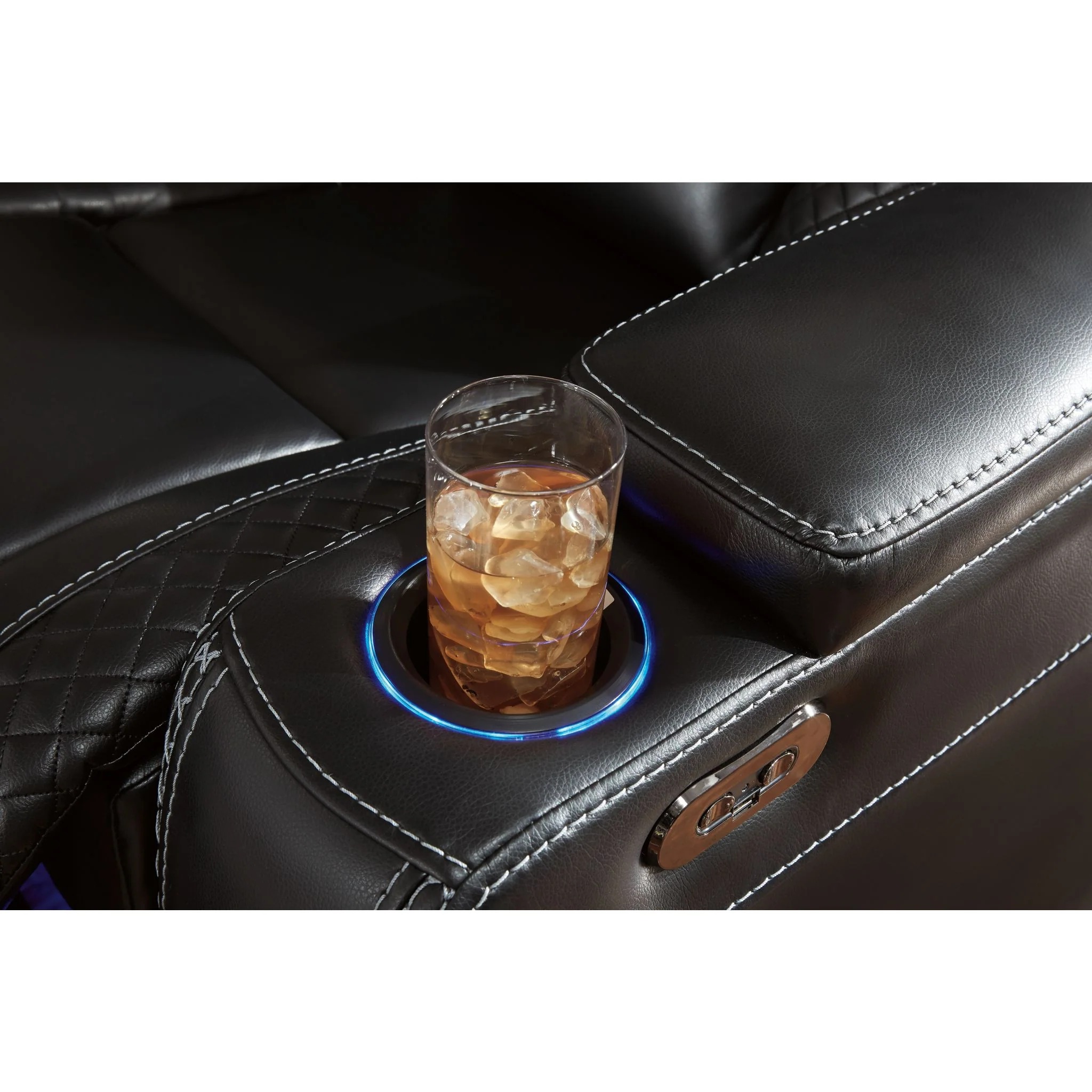 Party Time Power Reclining Loveseat with Console and Adj Head - Image 13