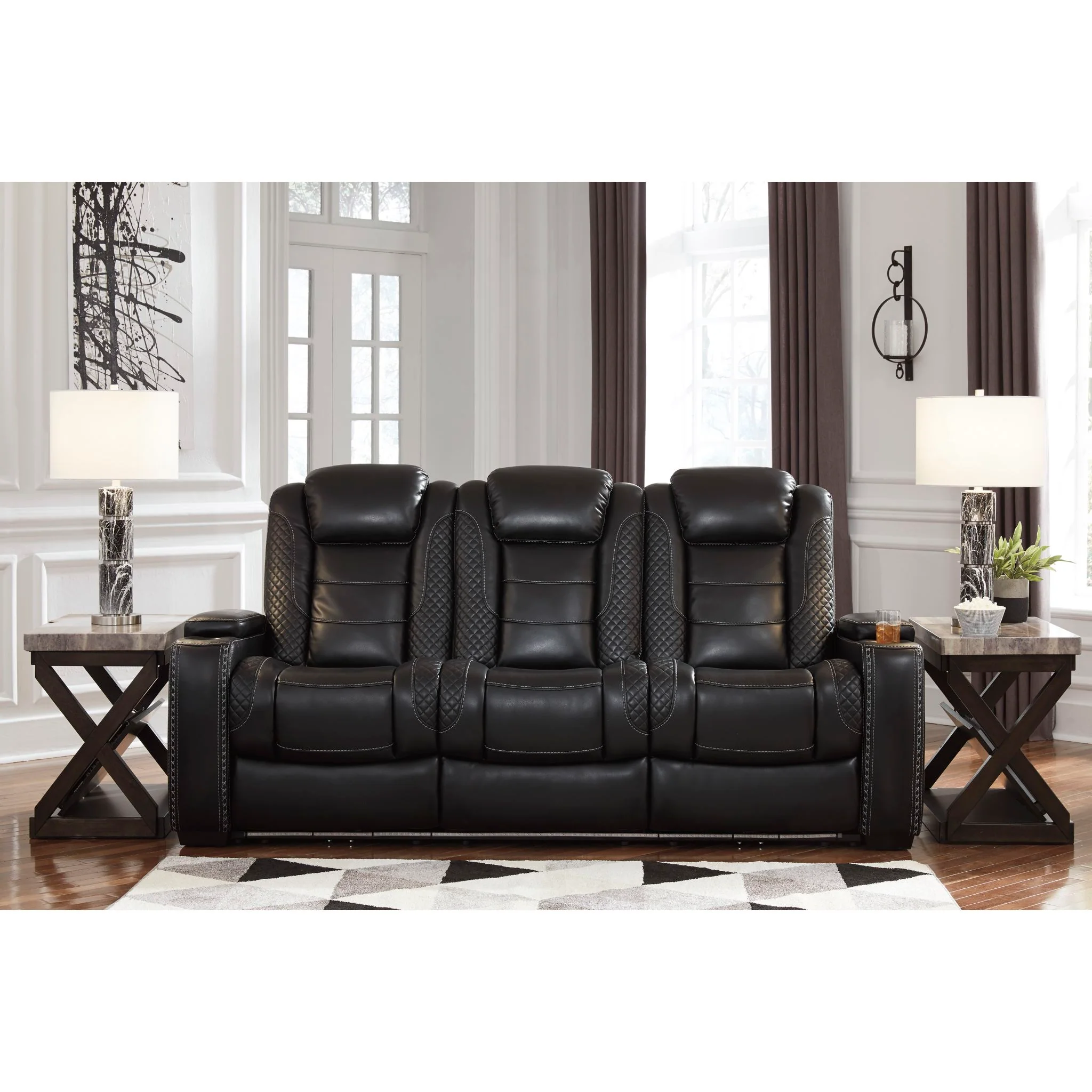 Party Time Power Reclining Sofa with Adjustable Headrest - Image 2