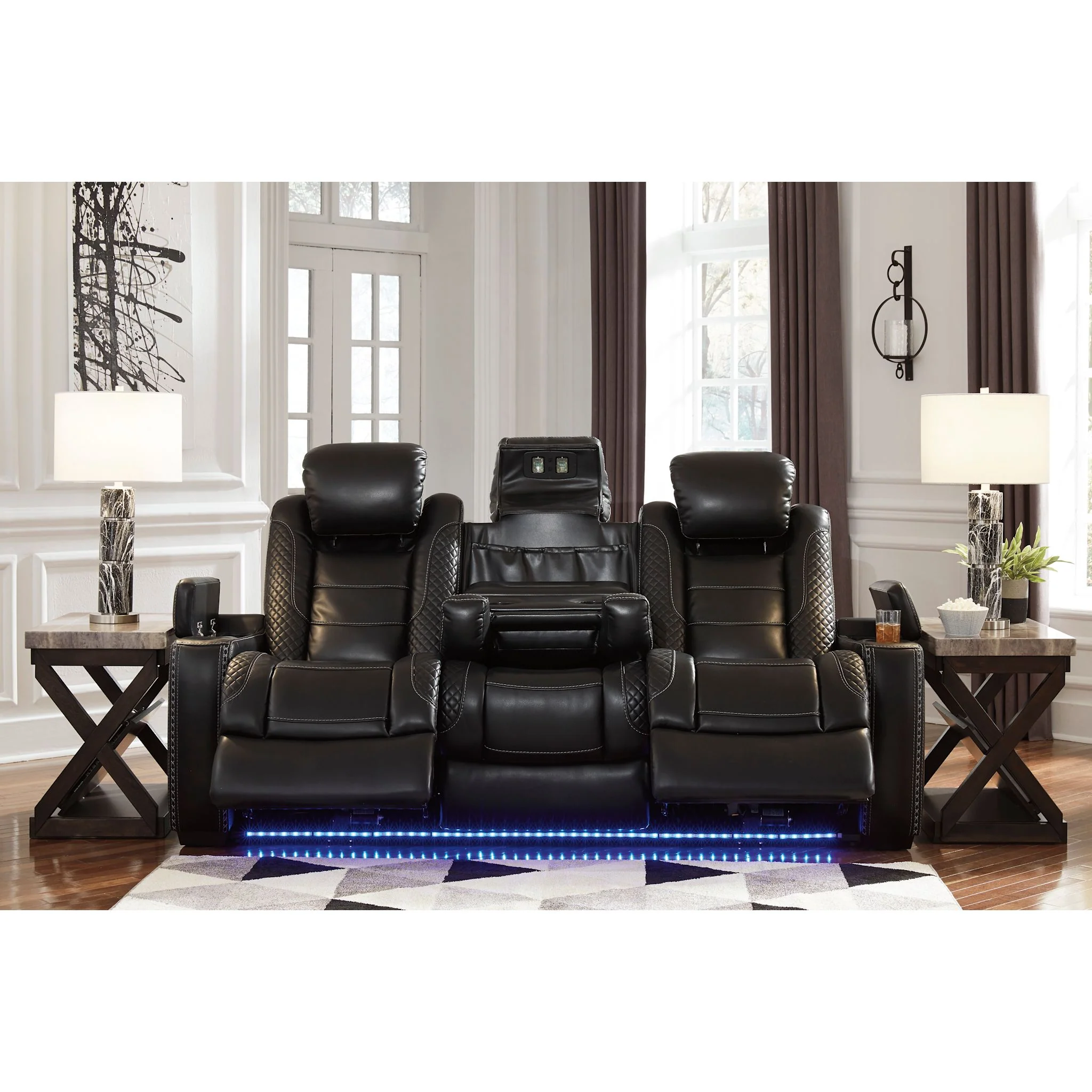 Party Time Power Reclining Sofa with Adjustable Headrest - Image 3