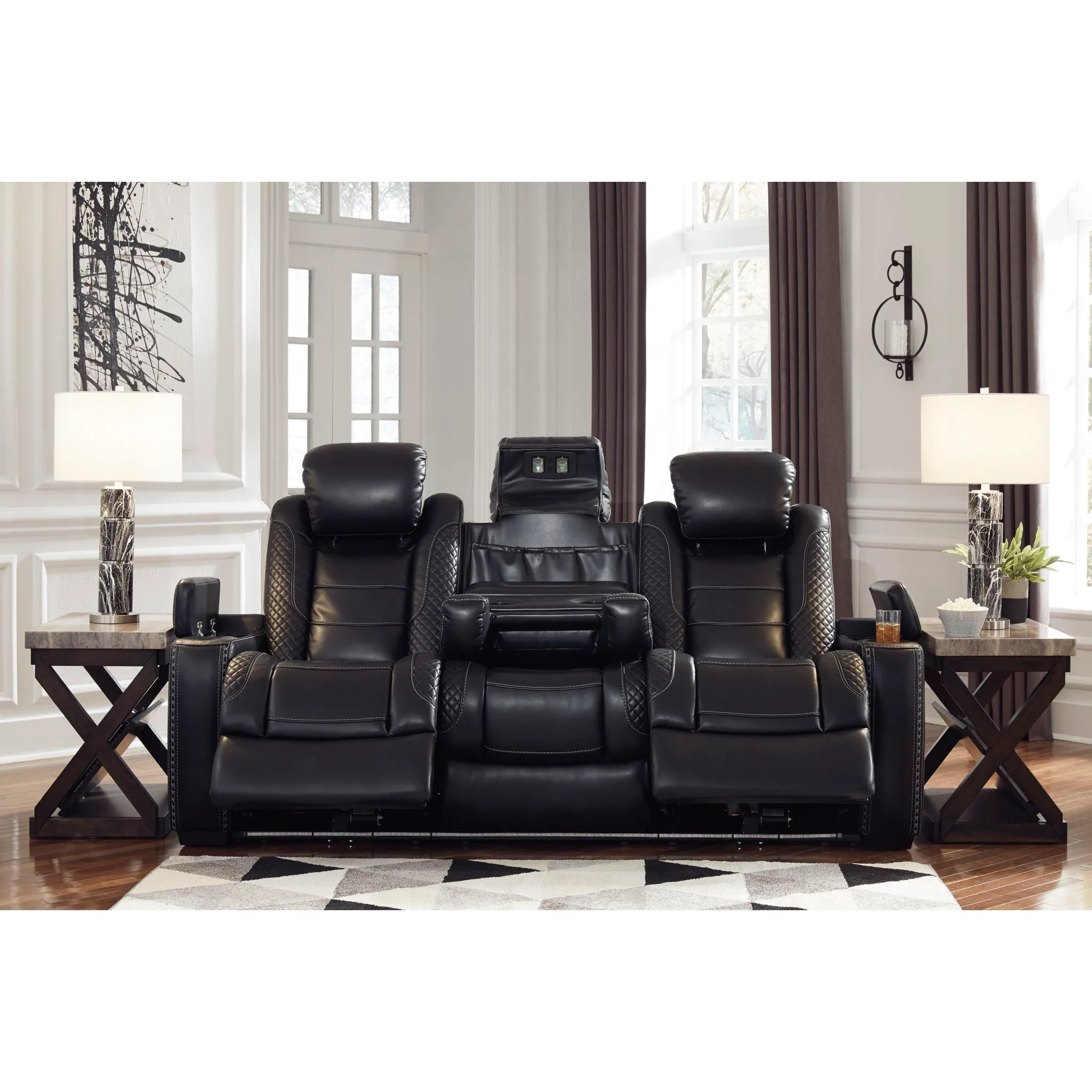 Party Time Power Reclining Sofa with Adjustable Headrest - Image 4