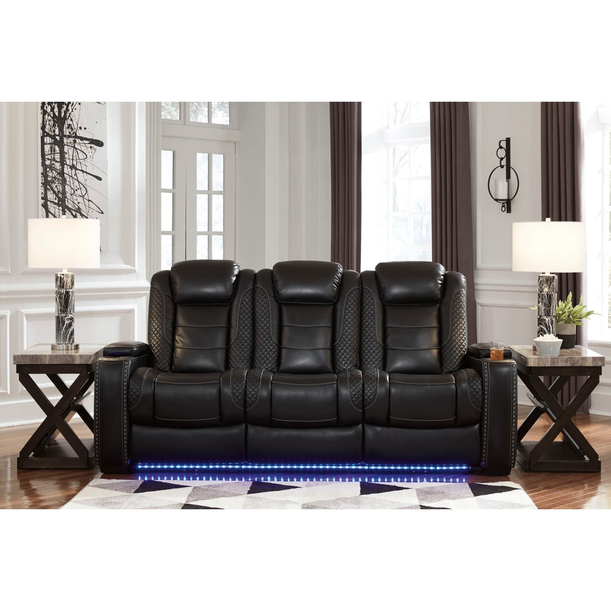Party Time Power Reclining Sofa with Adjustable Headrest - Image 5