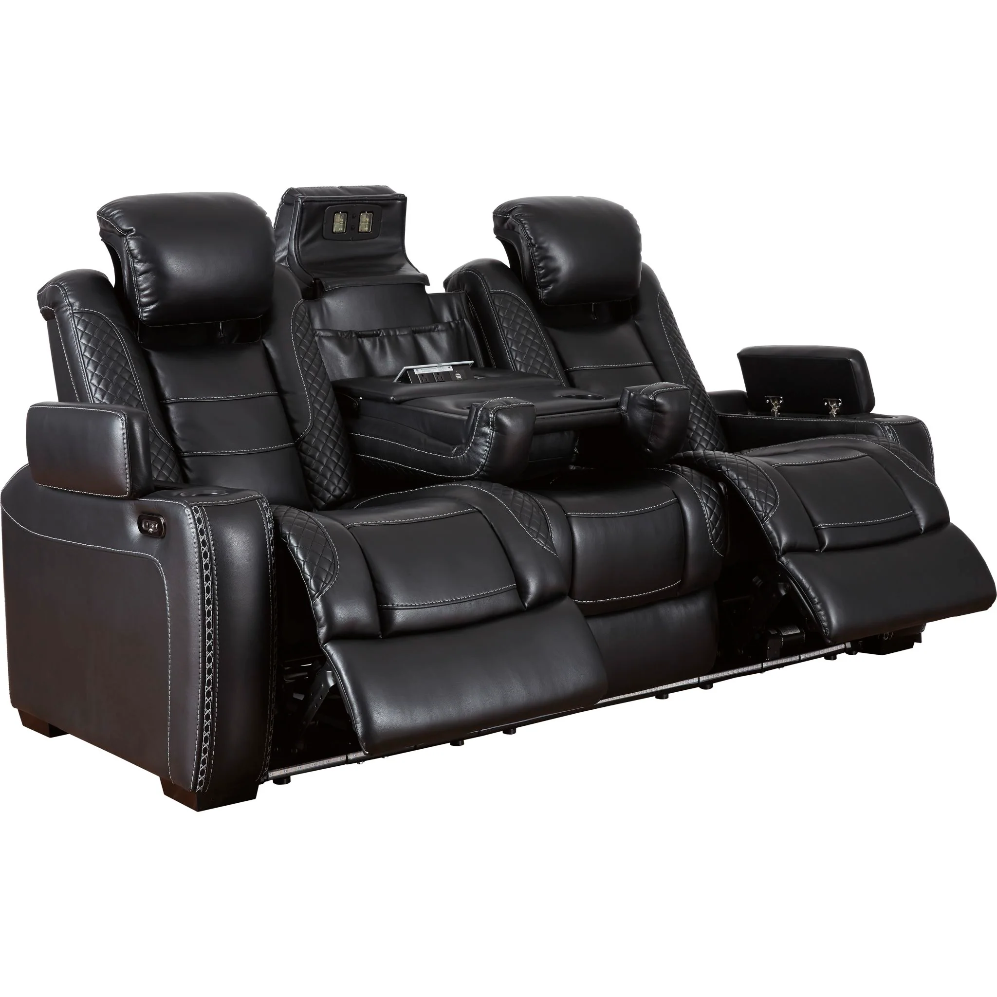Party Time Power Reclining Sofa with Adjustable Headrest - Image 7