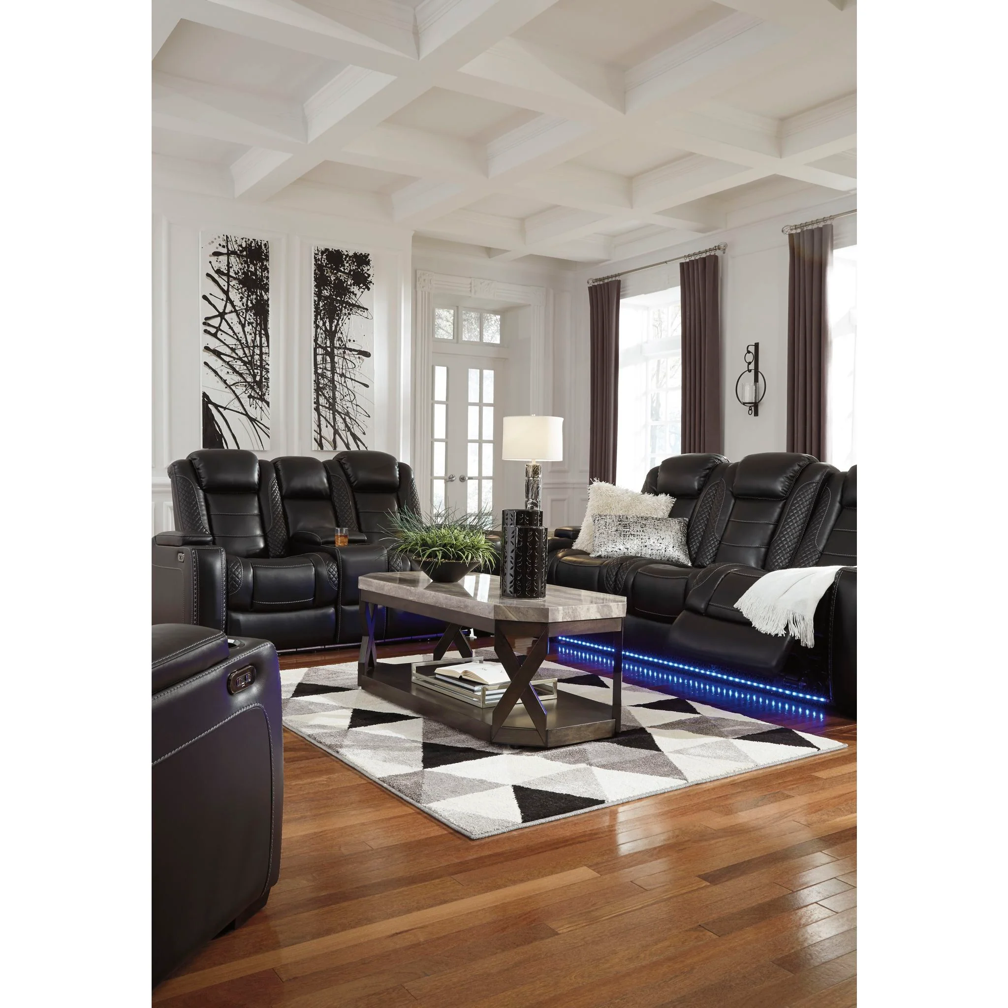 Party Time Power Reclining Sofa with Adjustable Headrest - Image 8