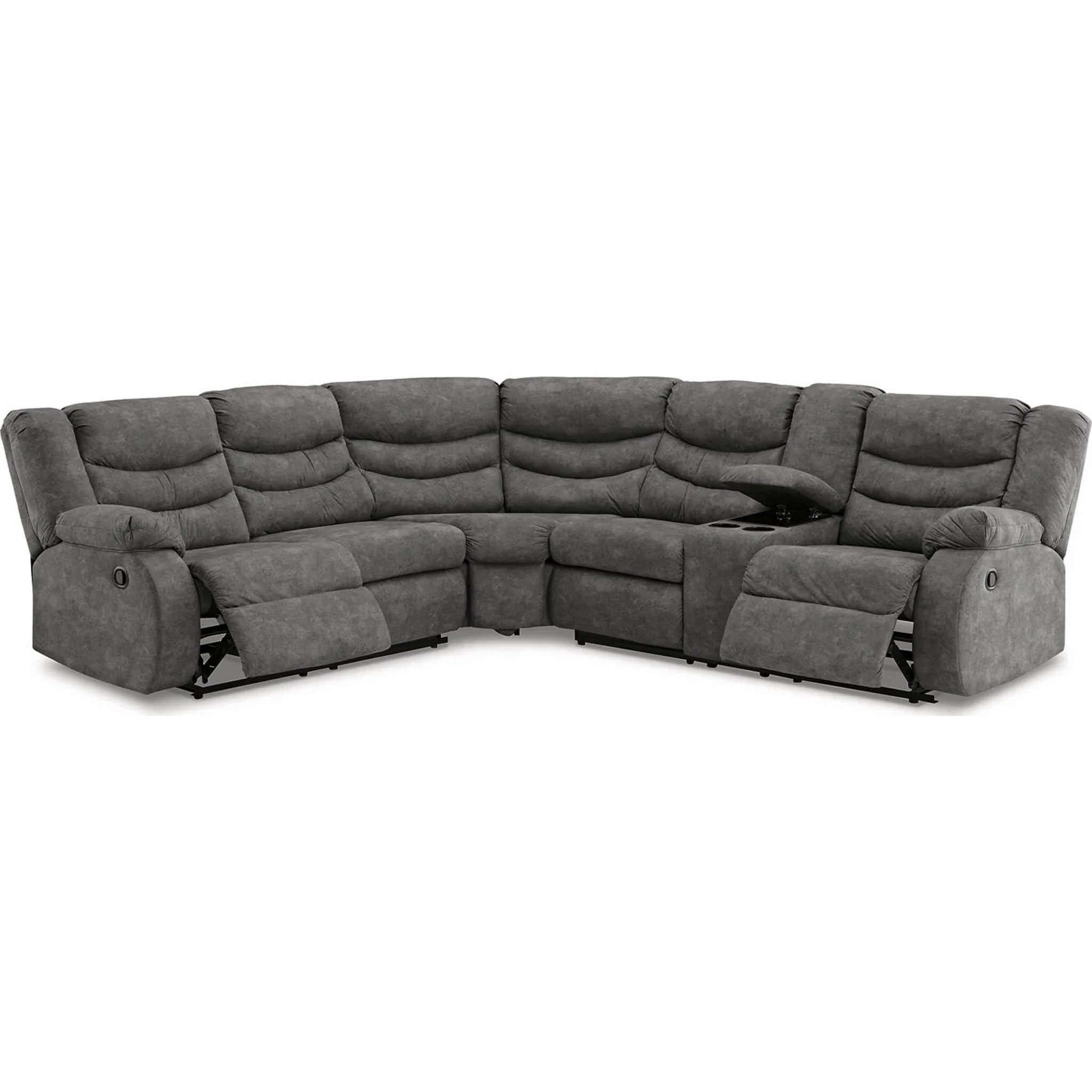 Partymate 2 Piece Reclining Sectional - Image 3