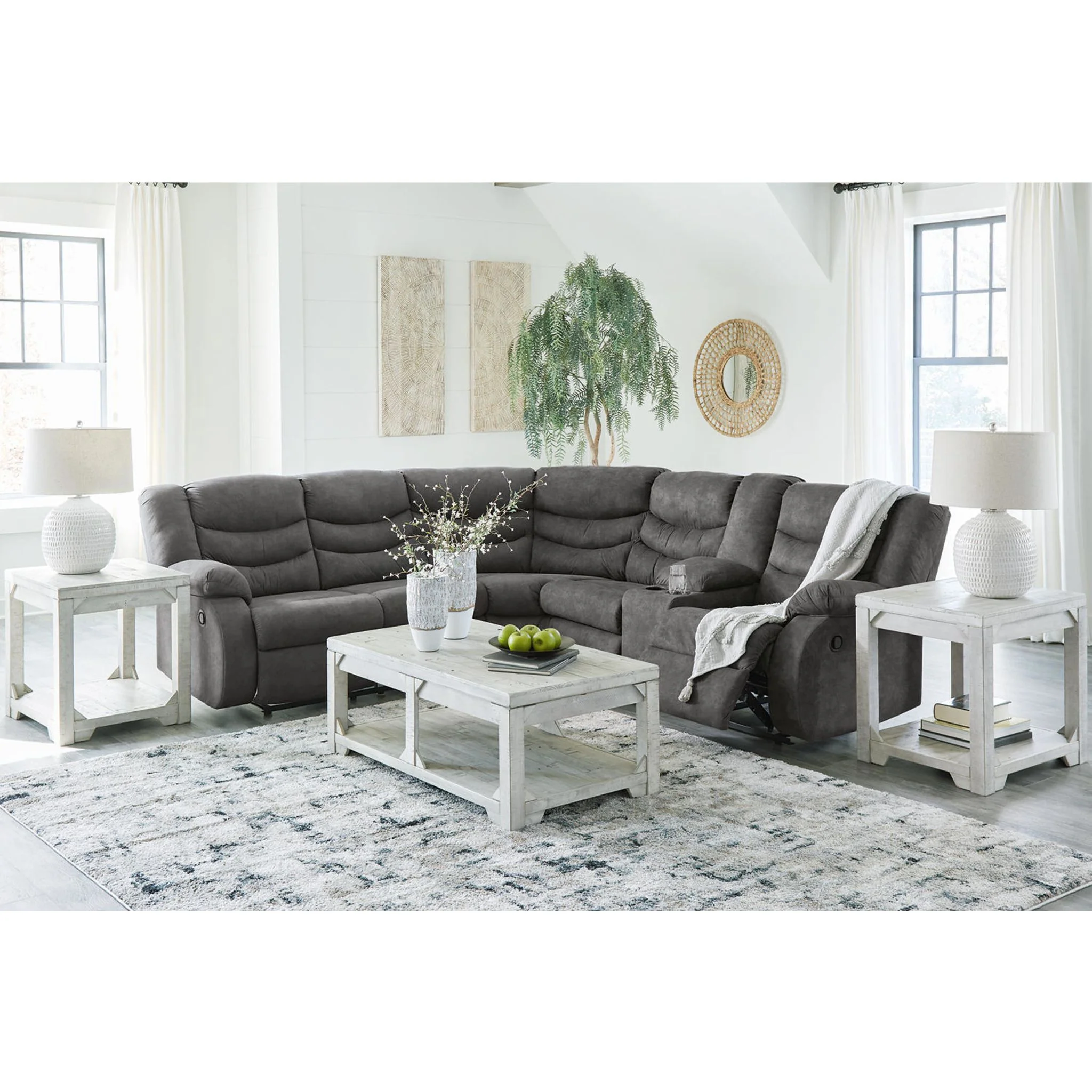 Partymate 2 Piece Reclining Sectional - Image 4