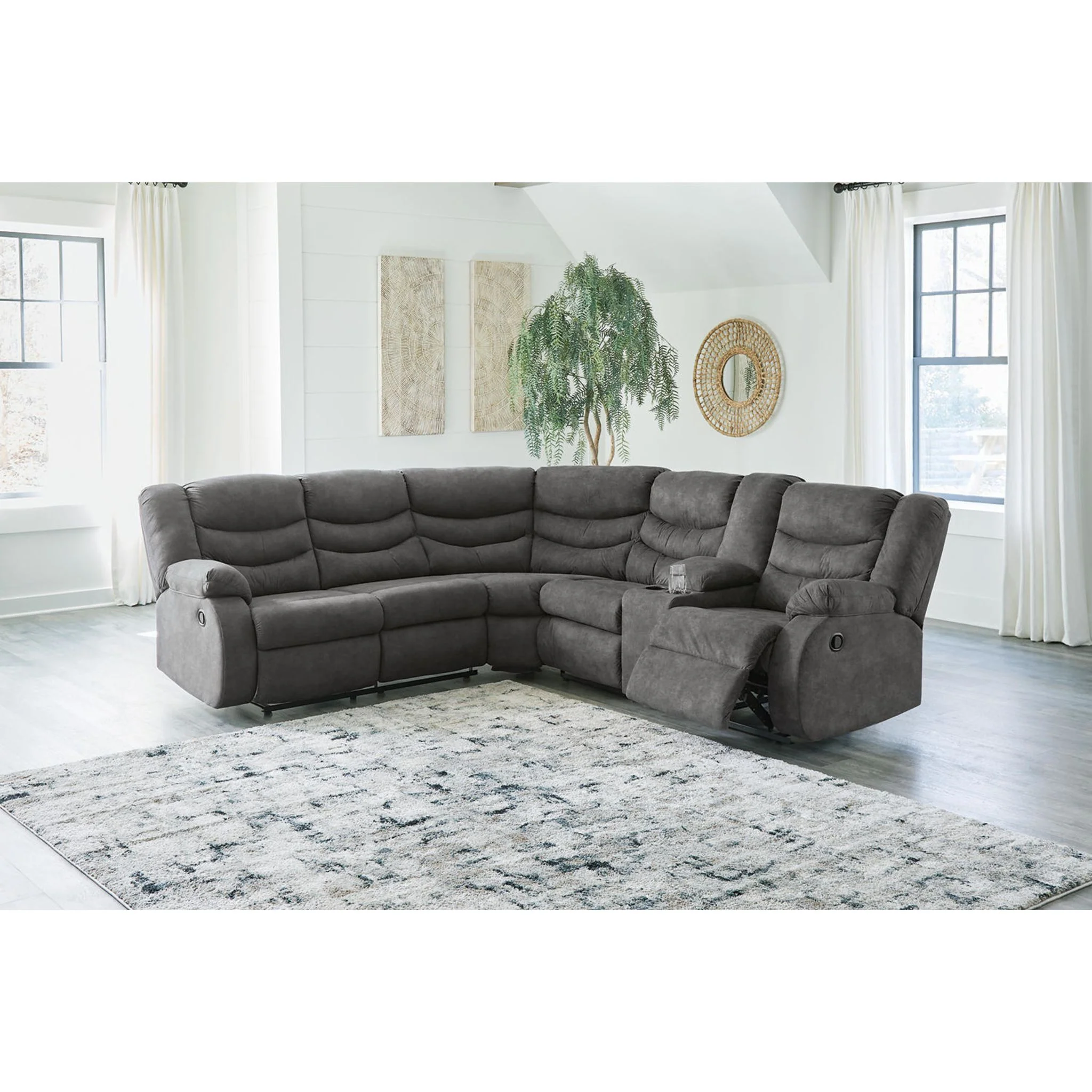 Partymate 2 Piece Reclining Sectional - Image 5