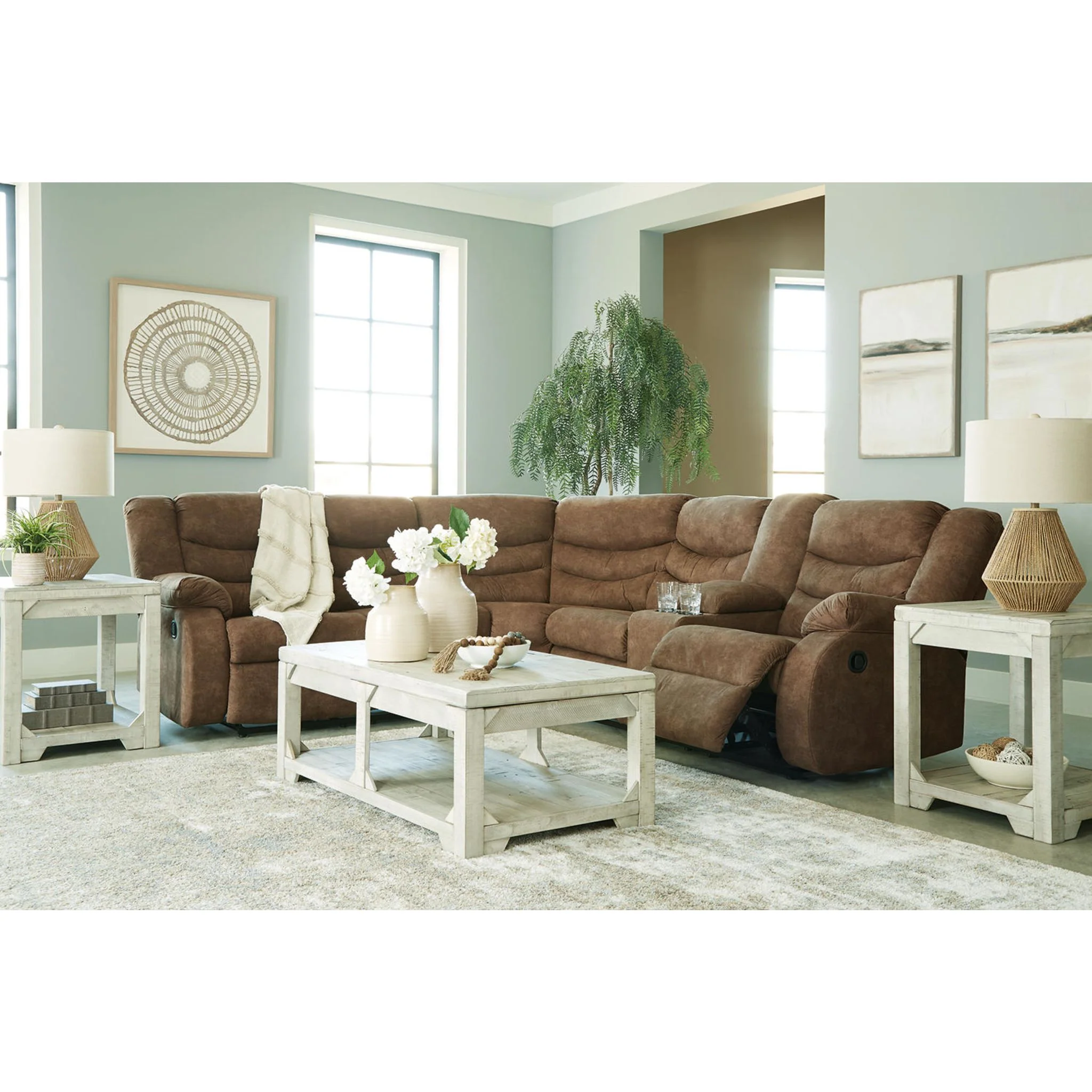 Partymate 2 Piece Reclining Sectional - Image 4
