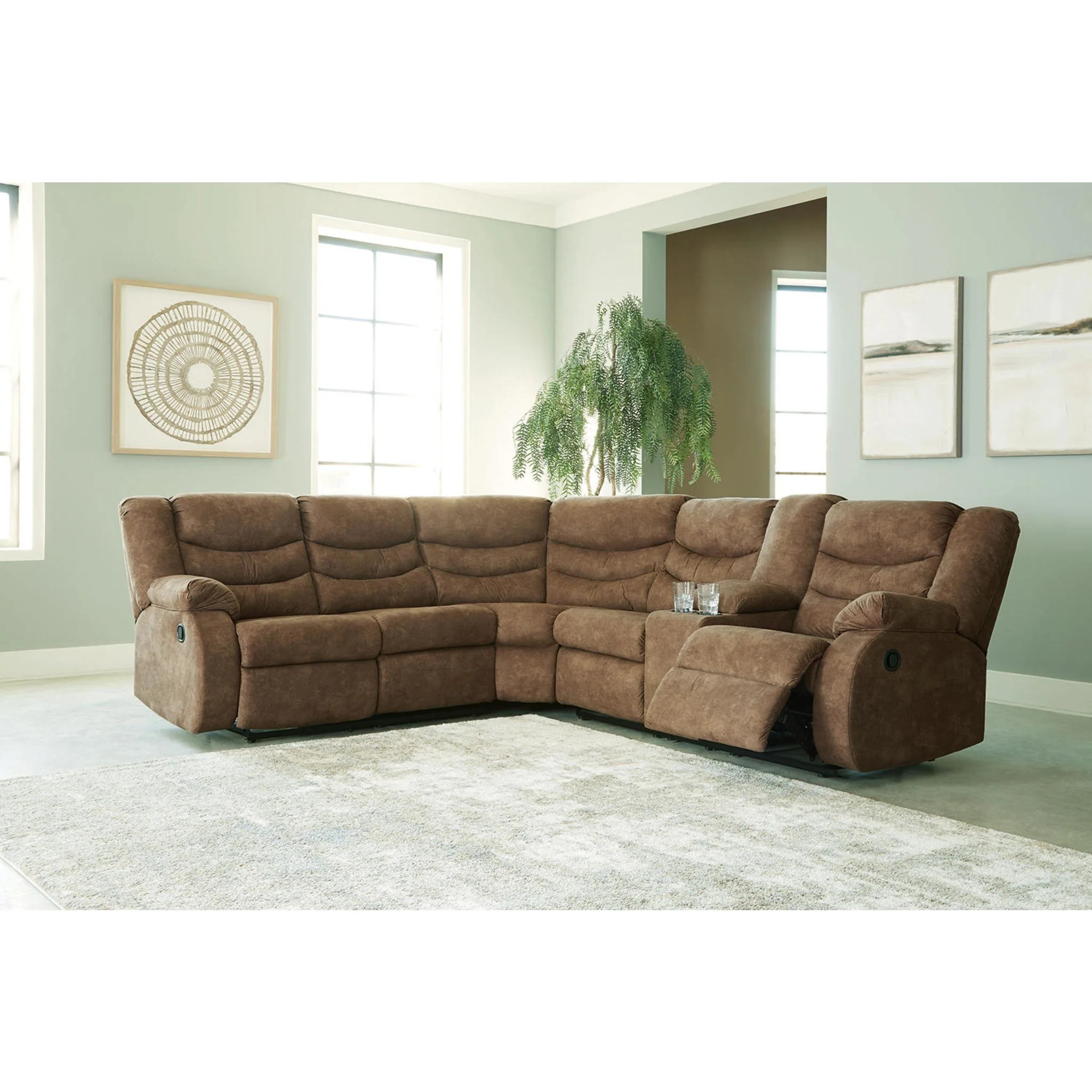 Partymate 2 Piece Reclining Sectional - Image 5