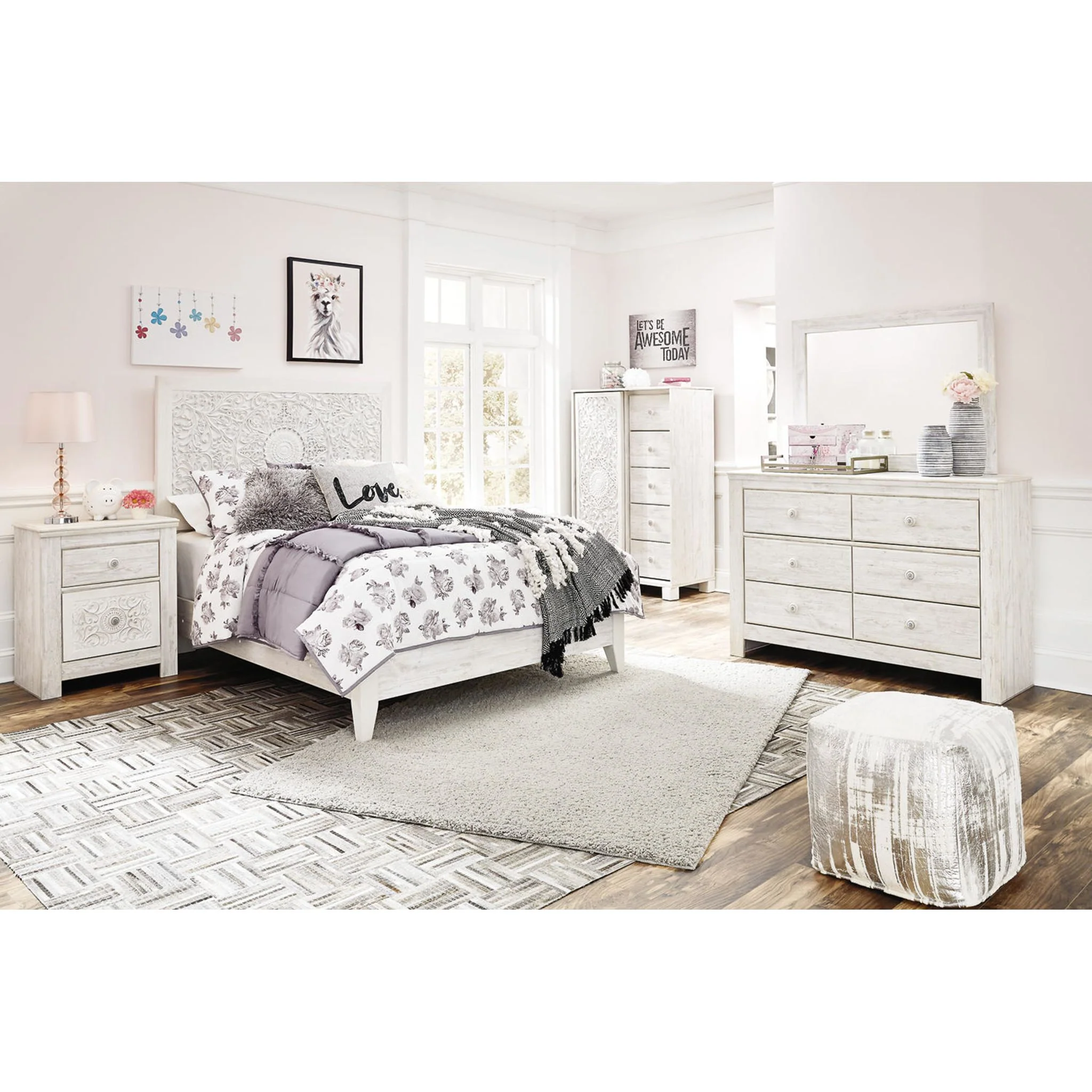 Paxberry 3 Piece Full Panel Bed - Image 10