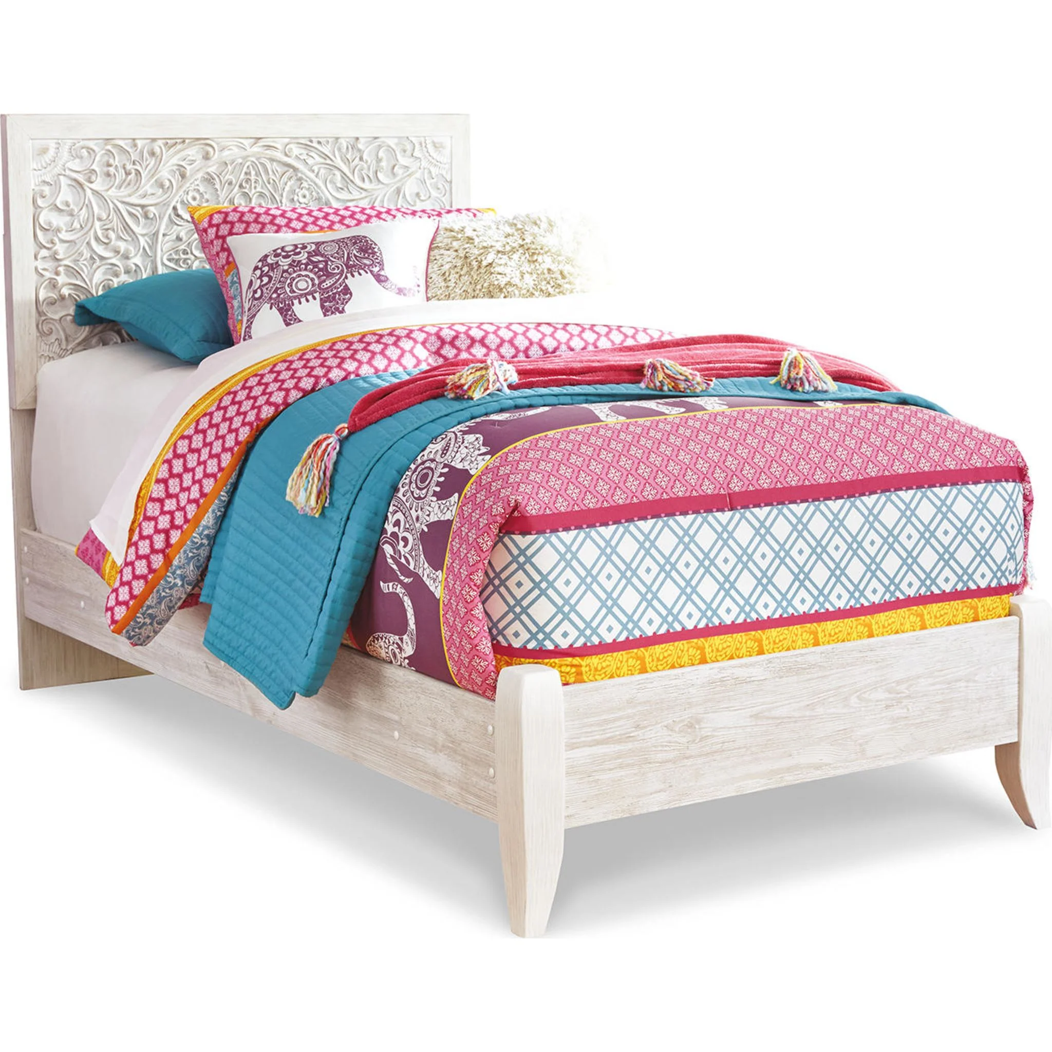 Paxberry 3 Piece Twin Panel Bed - Image 16