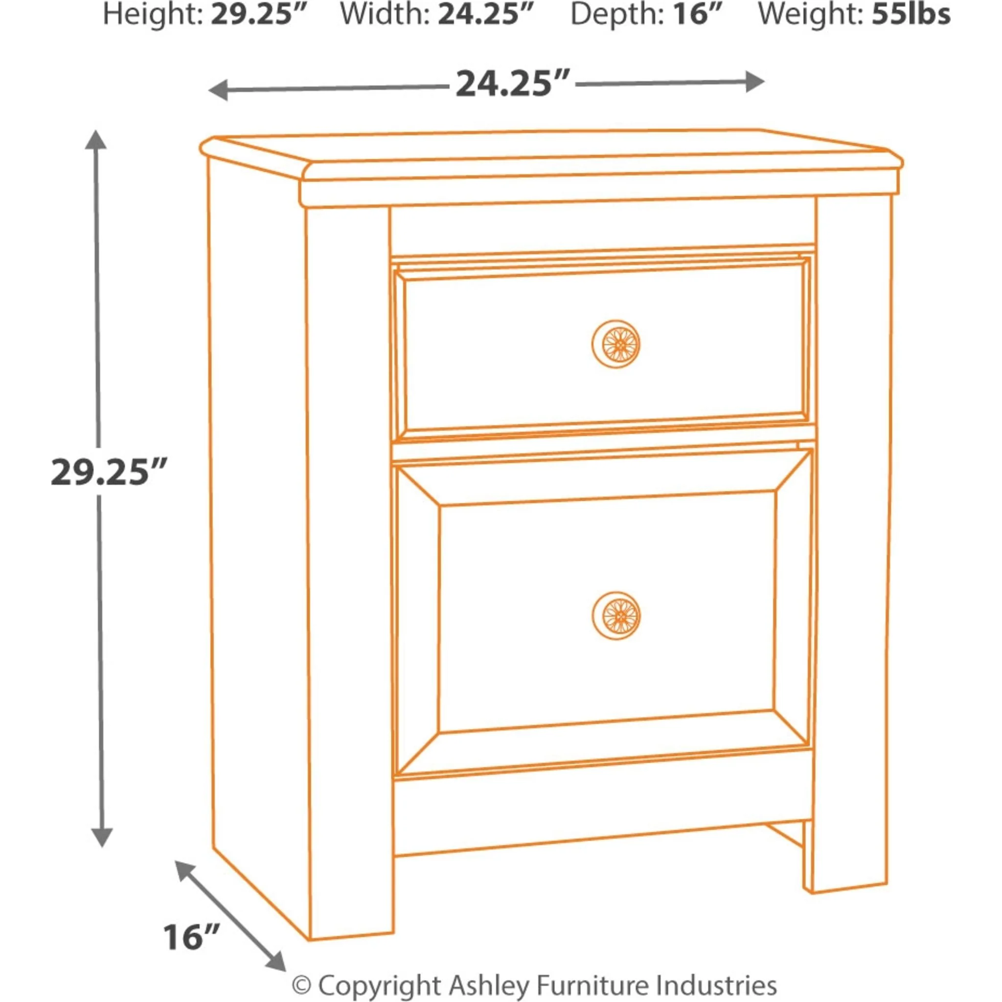 Paxberry 4 Piece Bedroom Package - Image 6