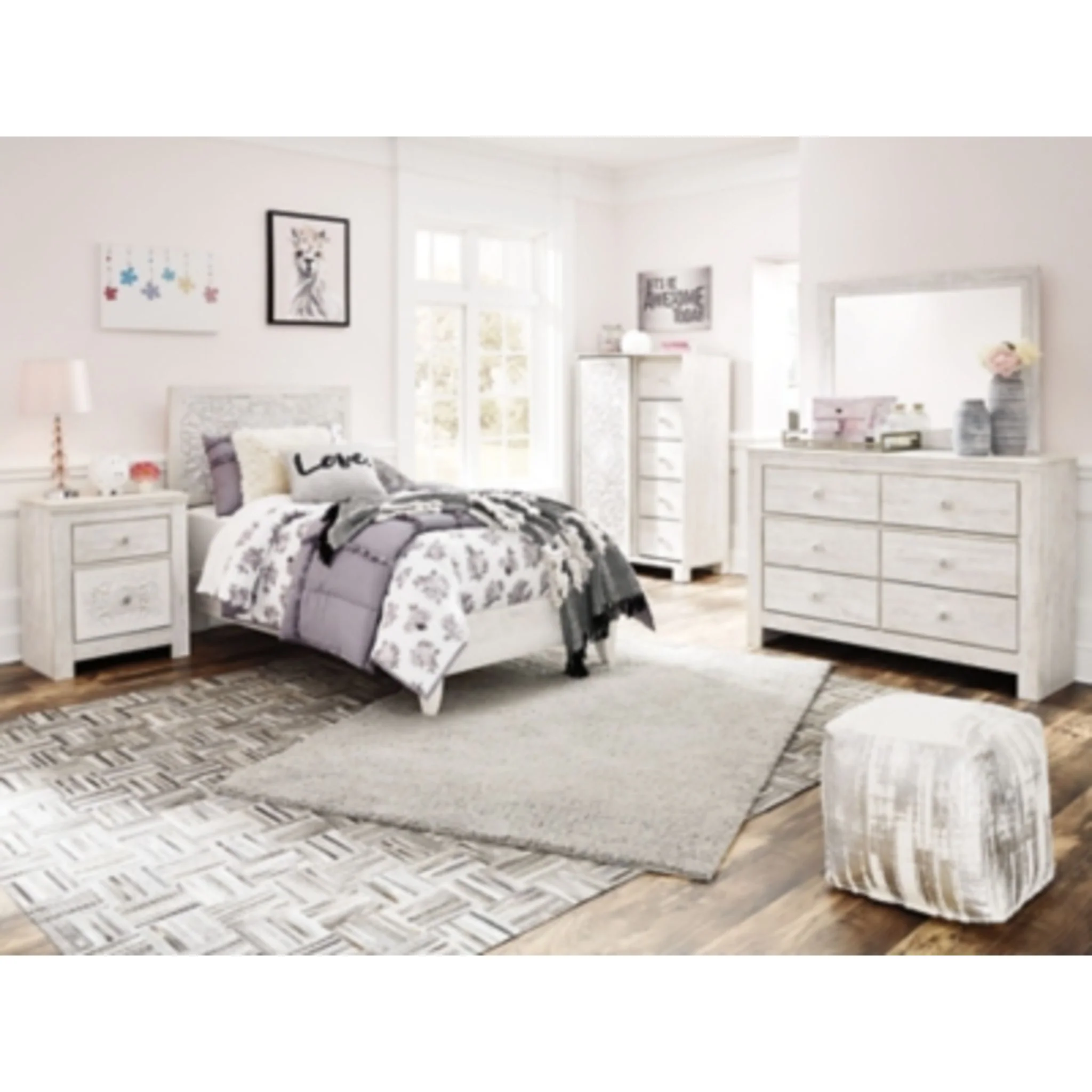 Paxberry Full Panel Bed w/(2) Underbed Storage - Image 2