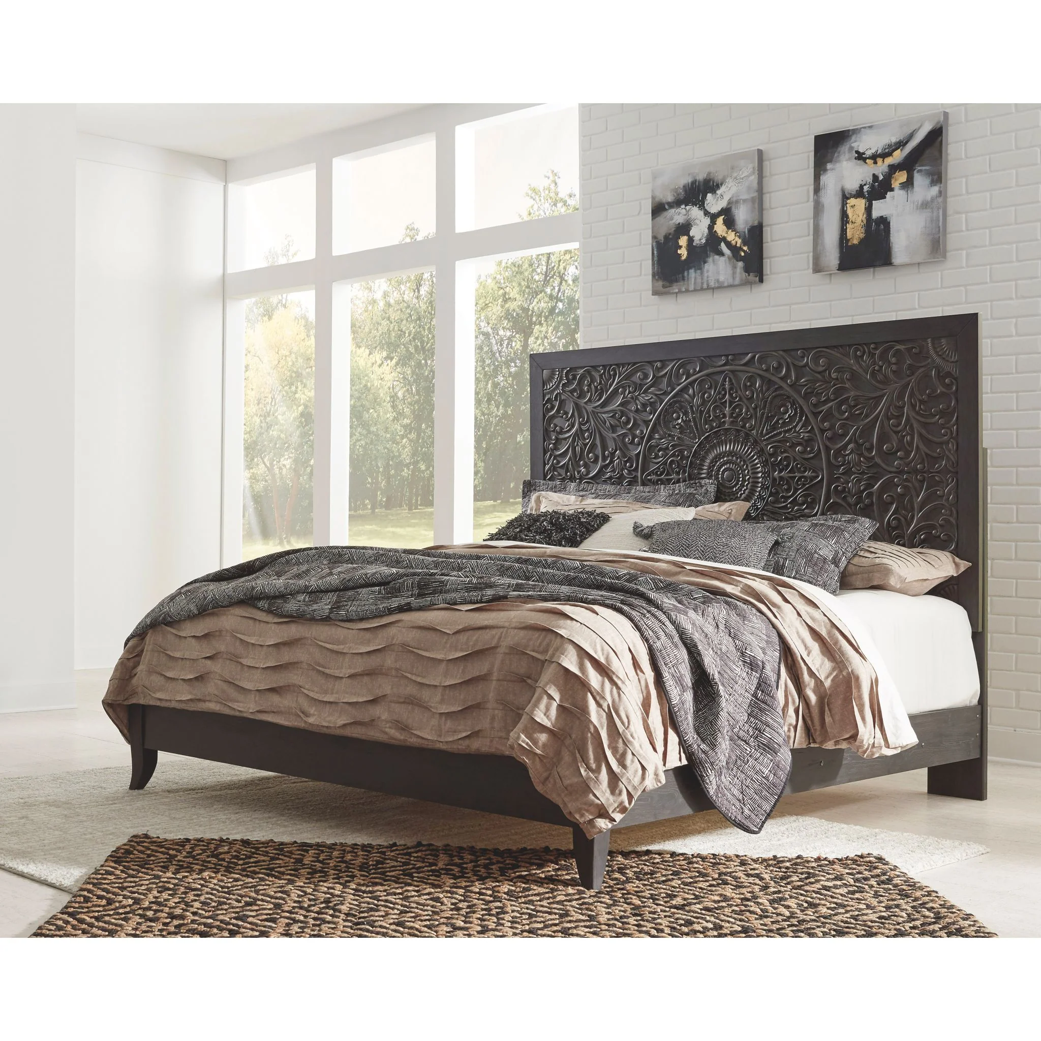Paxberry 5 Piece King Panel Bedroom - Image 3