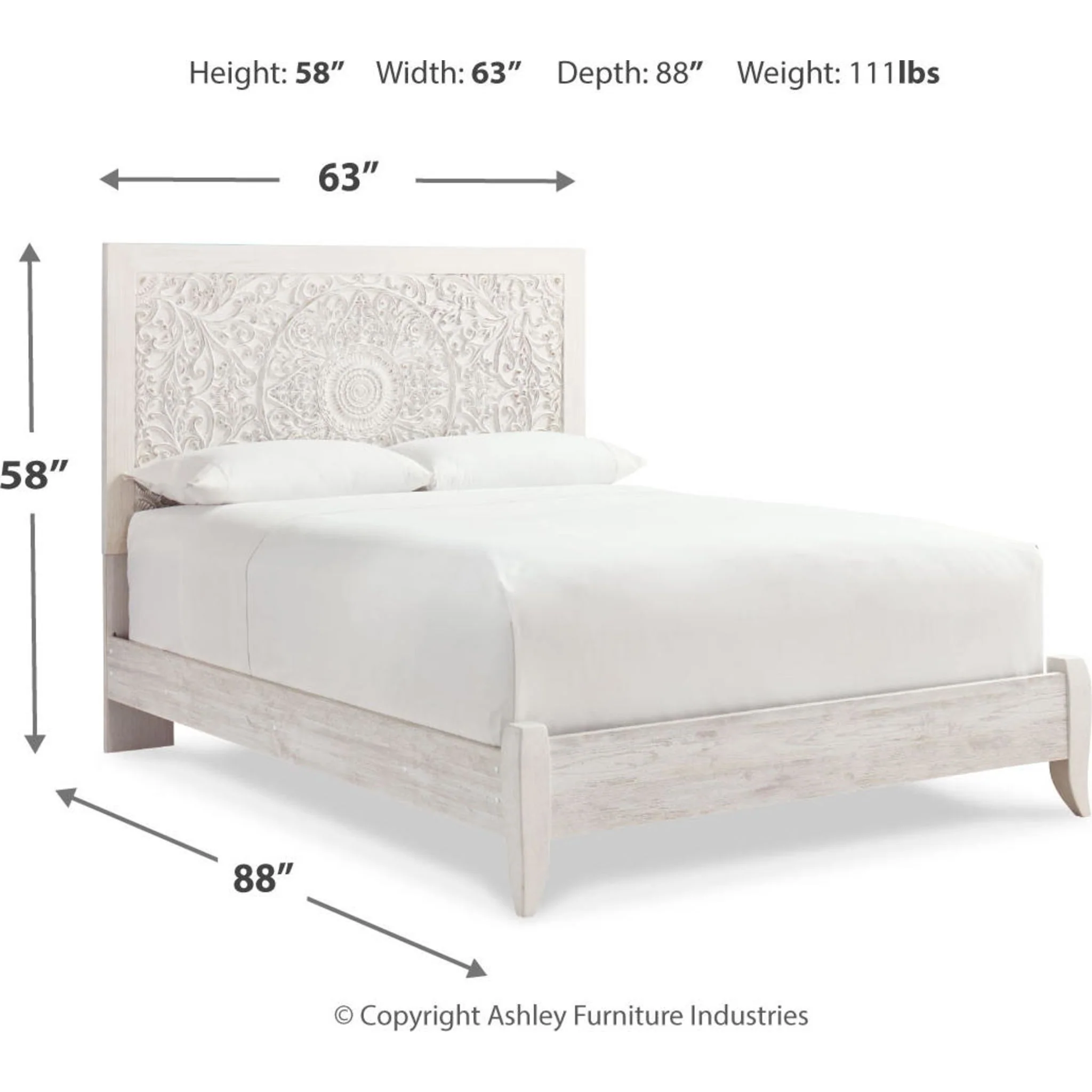 Paxberry 5 Piece Panel Bedroom - Image 10