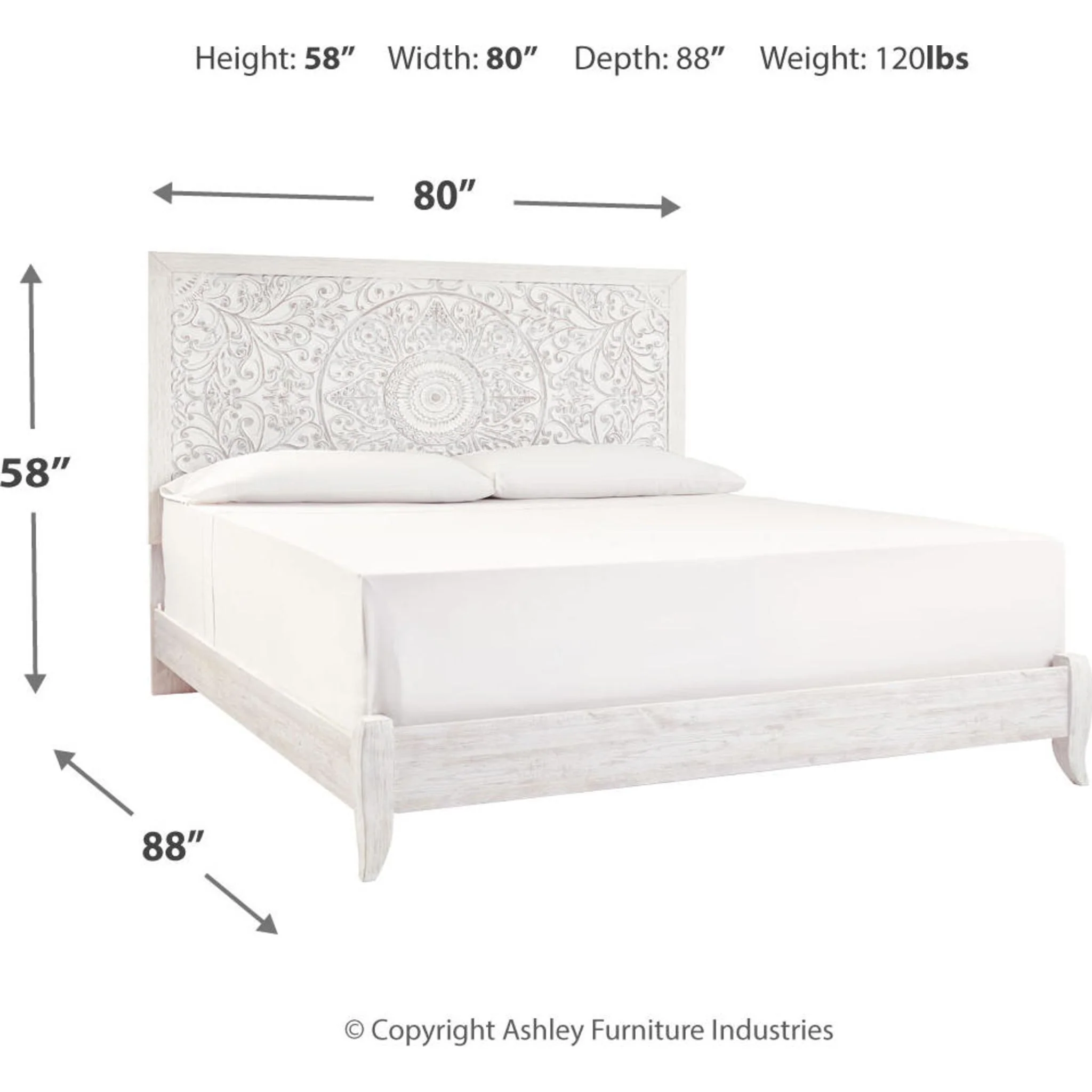 Paxberry 5 Piece Panel Bedroom - Image 22