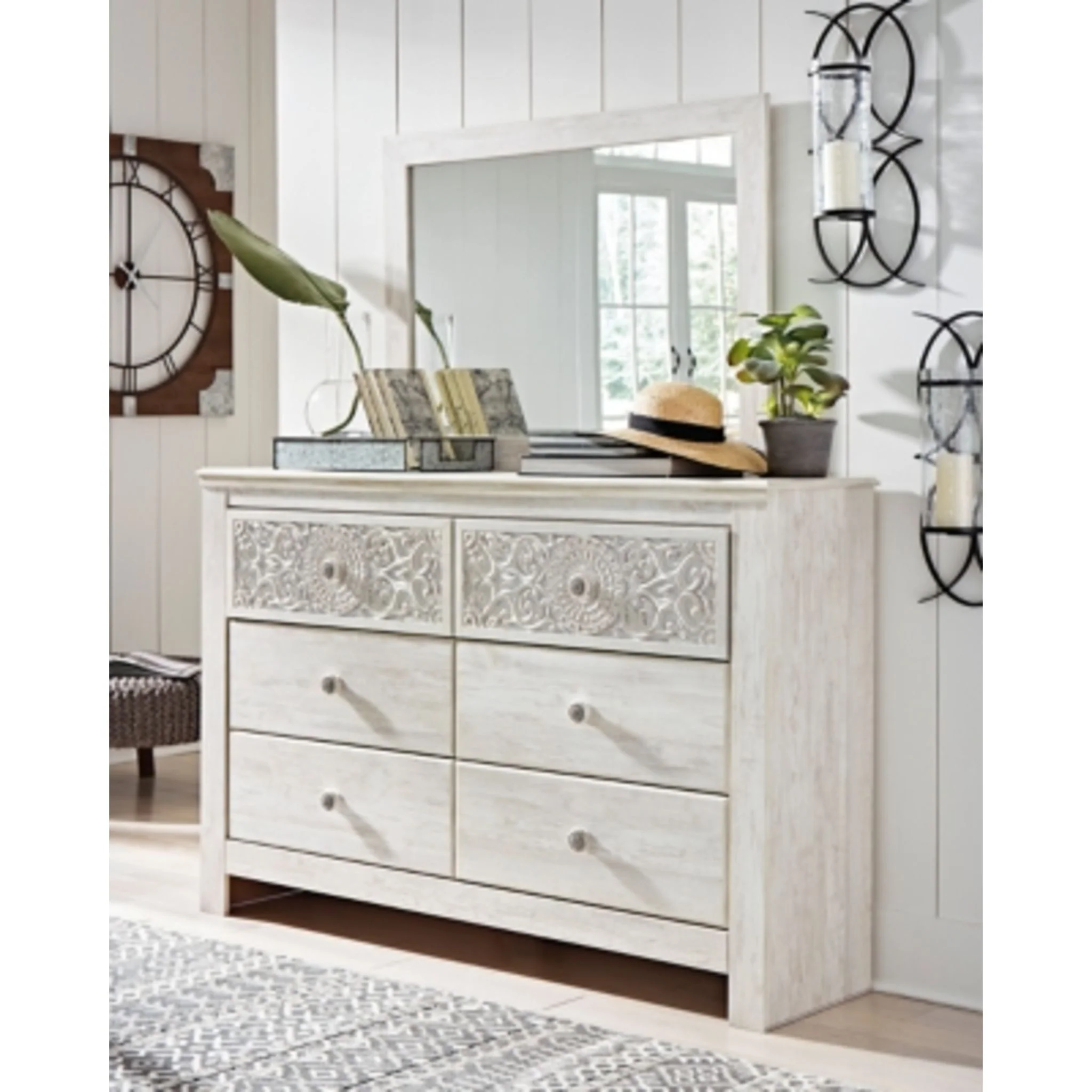 Paxberry Dresser and Mirror - Image 6