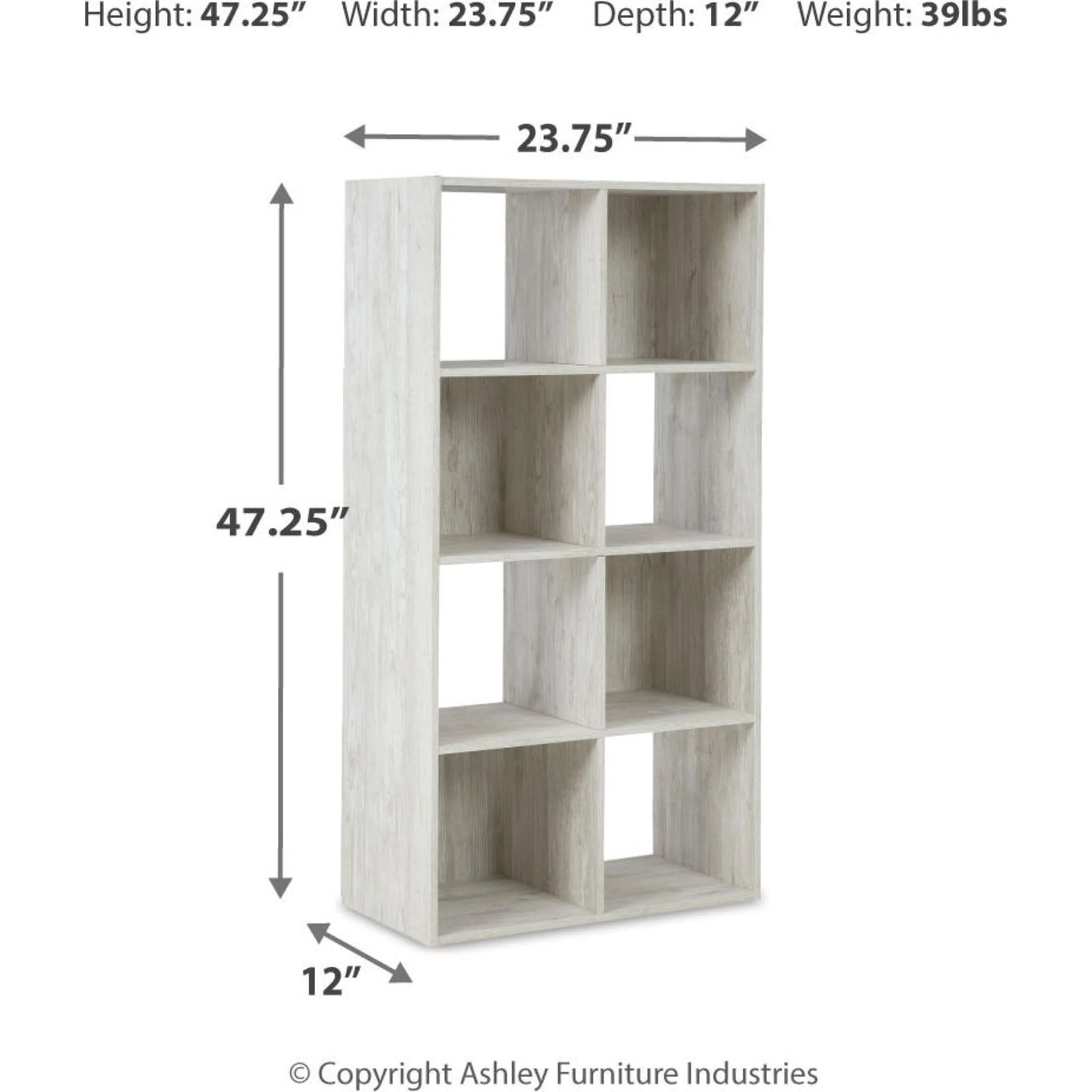 Paxberry Eight Cube Organizer Bookcase - Image 3