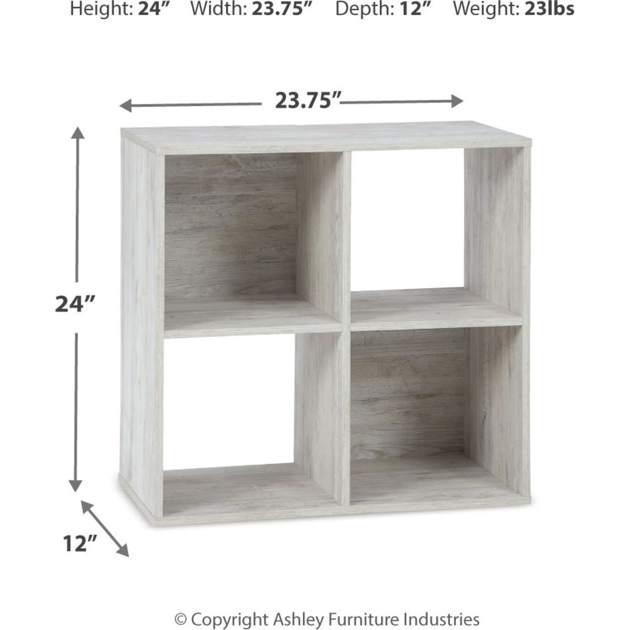 Paxberry Four Cube Organizer Bookcase - Image 3