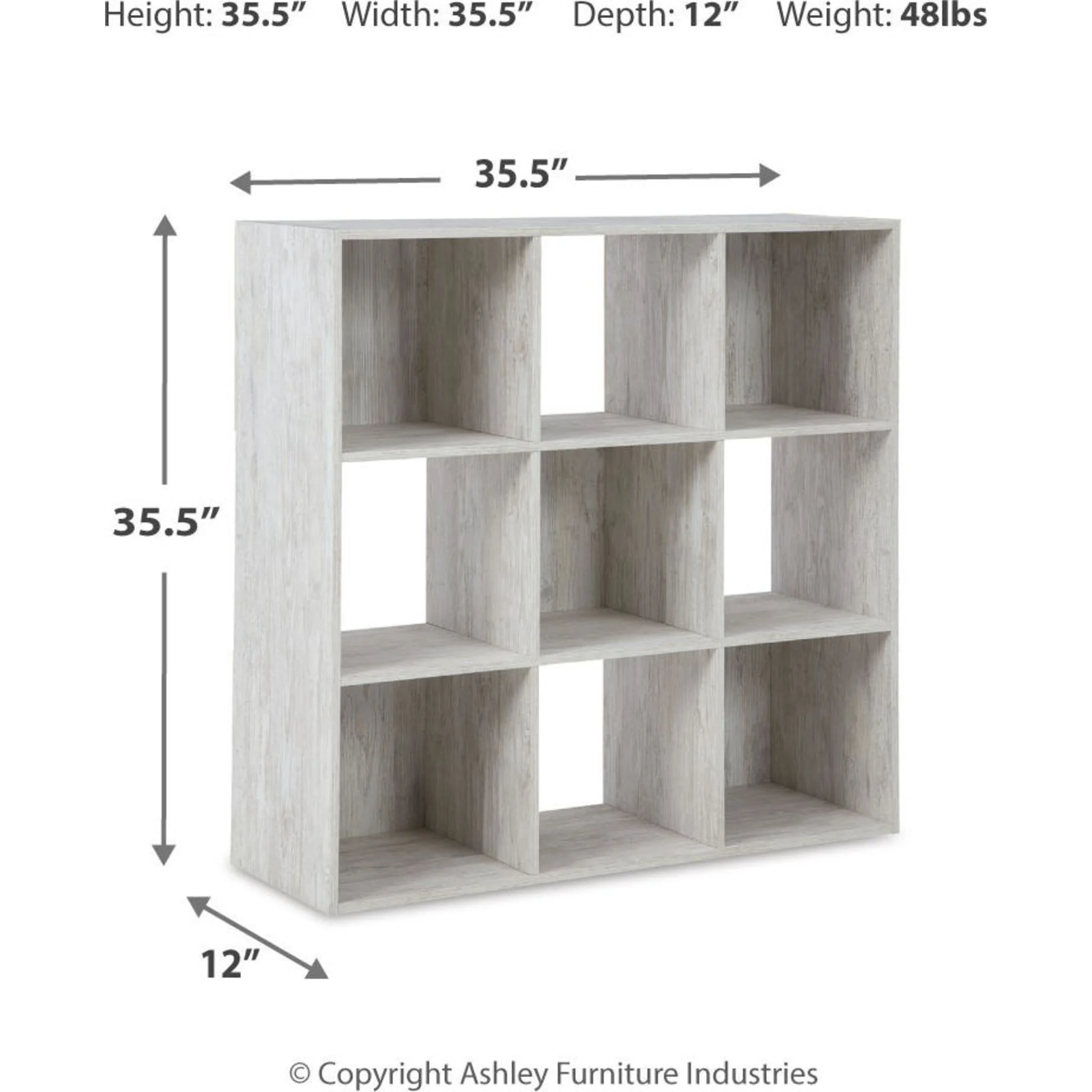 Paxberry Nine Cube Organizer Bookcase - Image 3