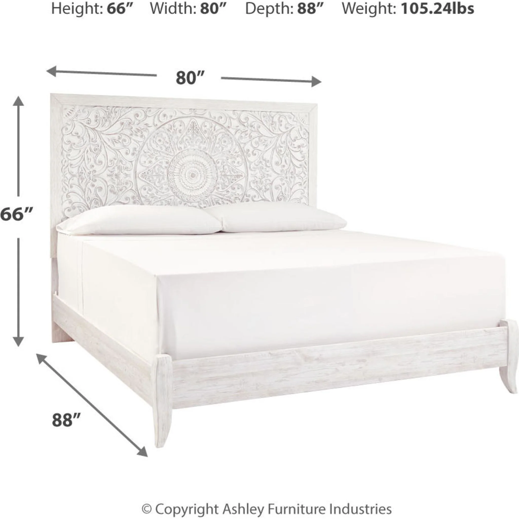 Paxberry Panel Bed - Image 44