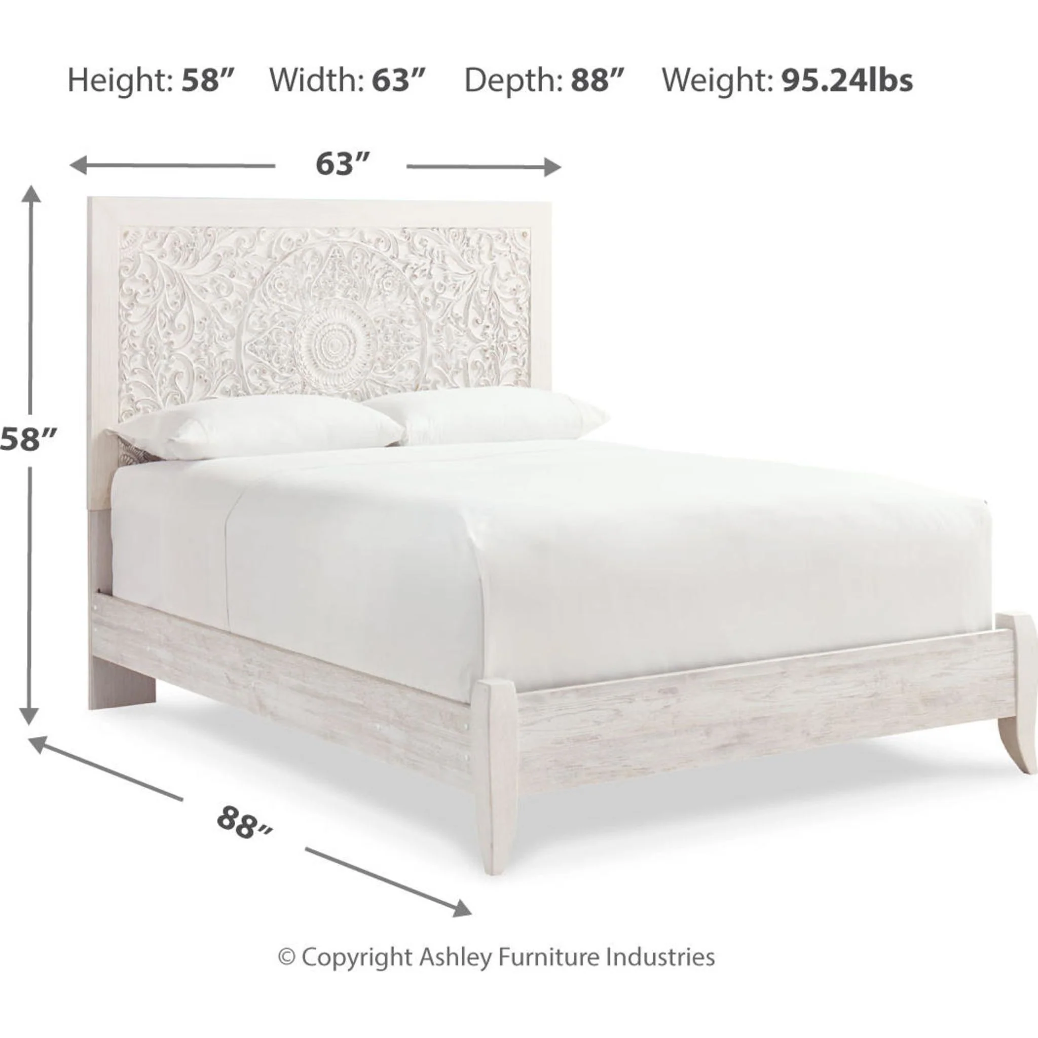 Paxberry Panel Headboard - Image 10