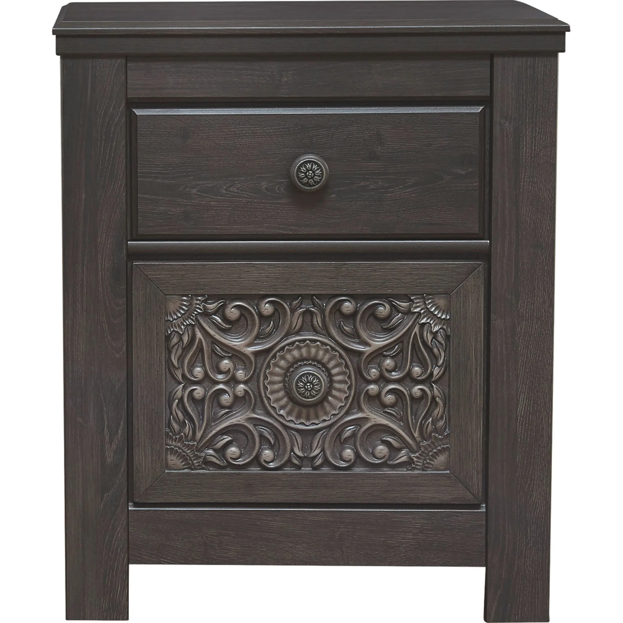 Paxberry Two Drawer Nightstand - Image 4