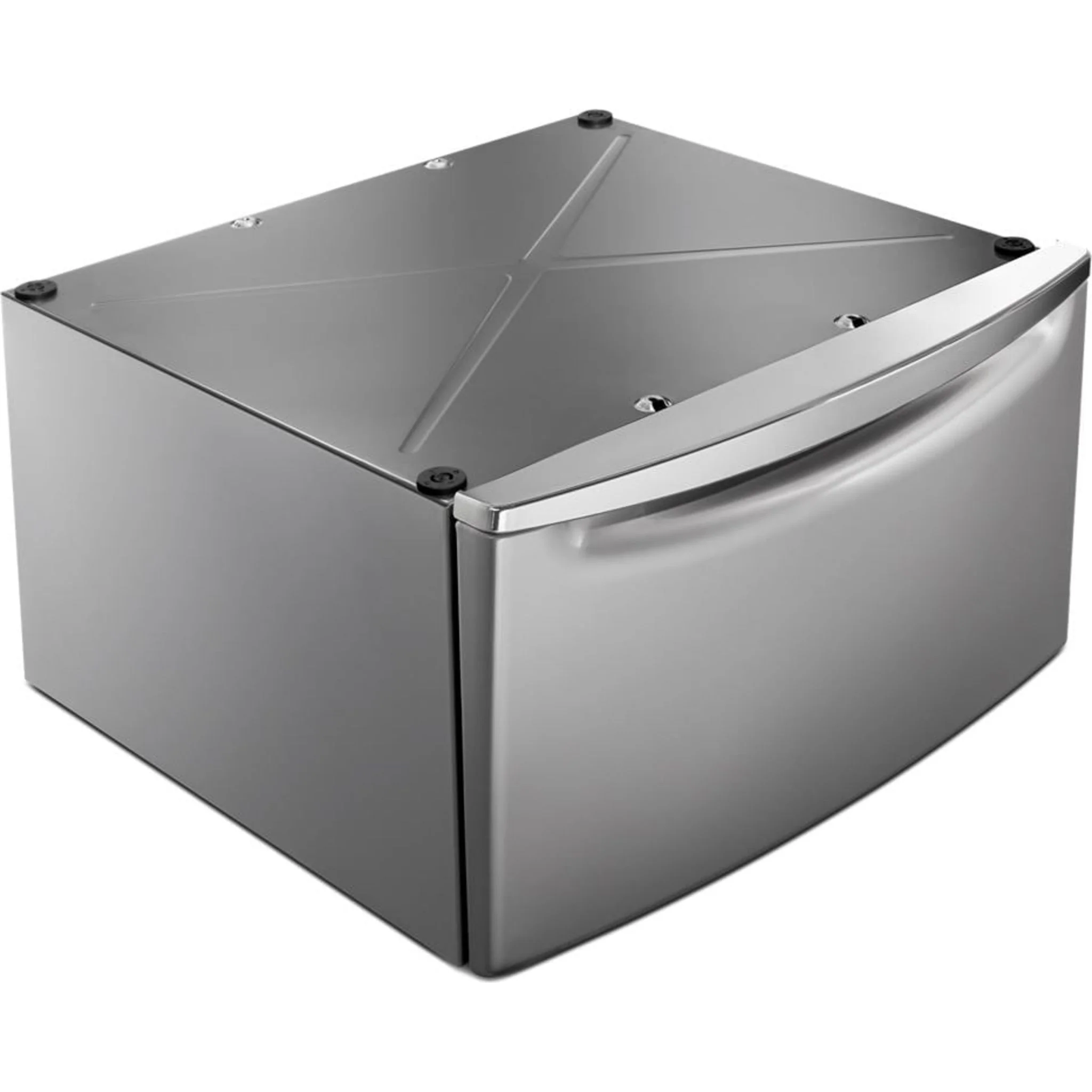 Whirlpool 15.5" (39.4 cm) Pedestal for Front Load Washer and Dryer with Storage -Chrome Shadow (XHPC155YC) - Image 8