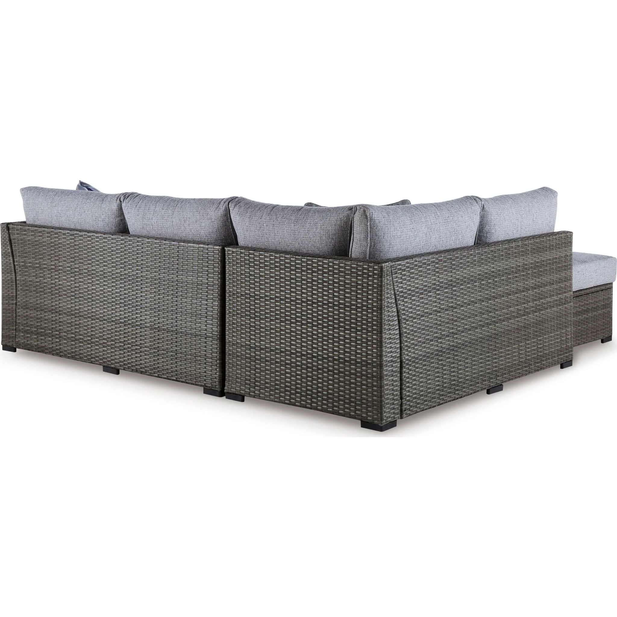 Petal Road Outdoor Sectional with Ottoman and Coffee Table - Image 3