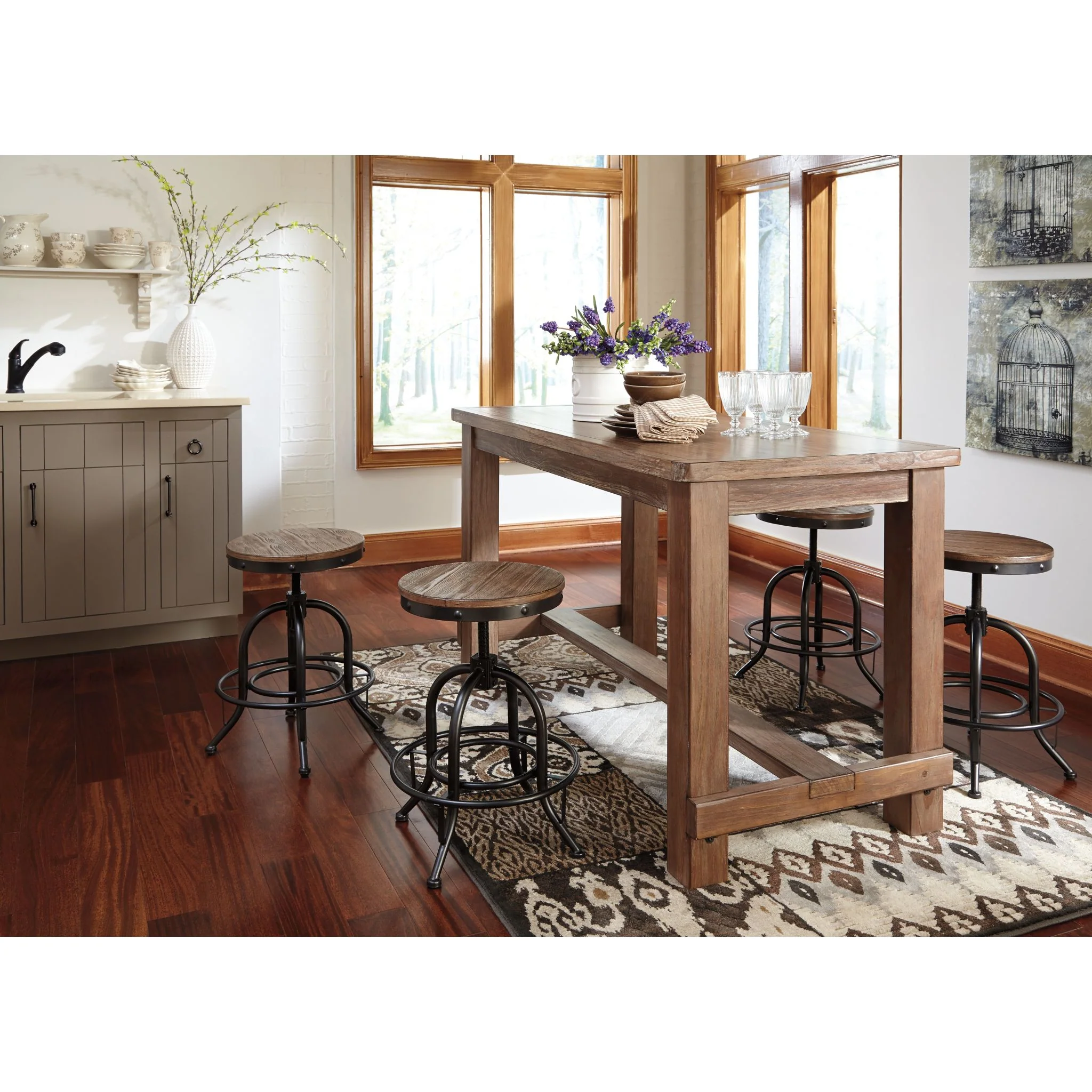 Pinnadel 24" Swivel Barstool - Image 9