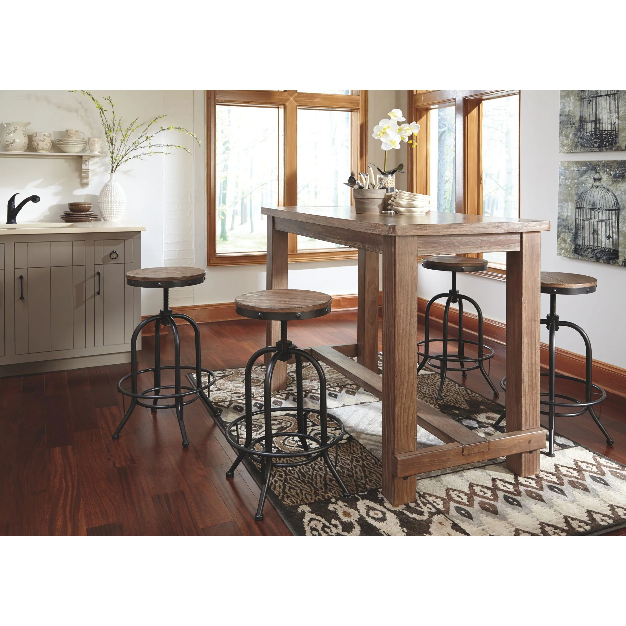 Pinnadel 30" Swivel Barstool - Image 8