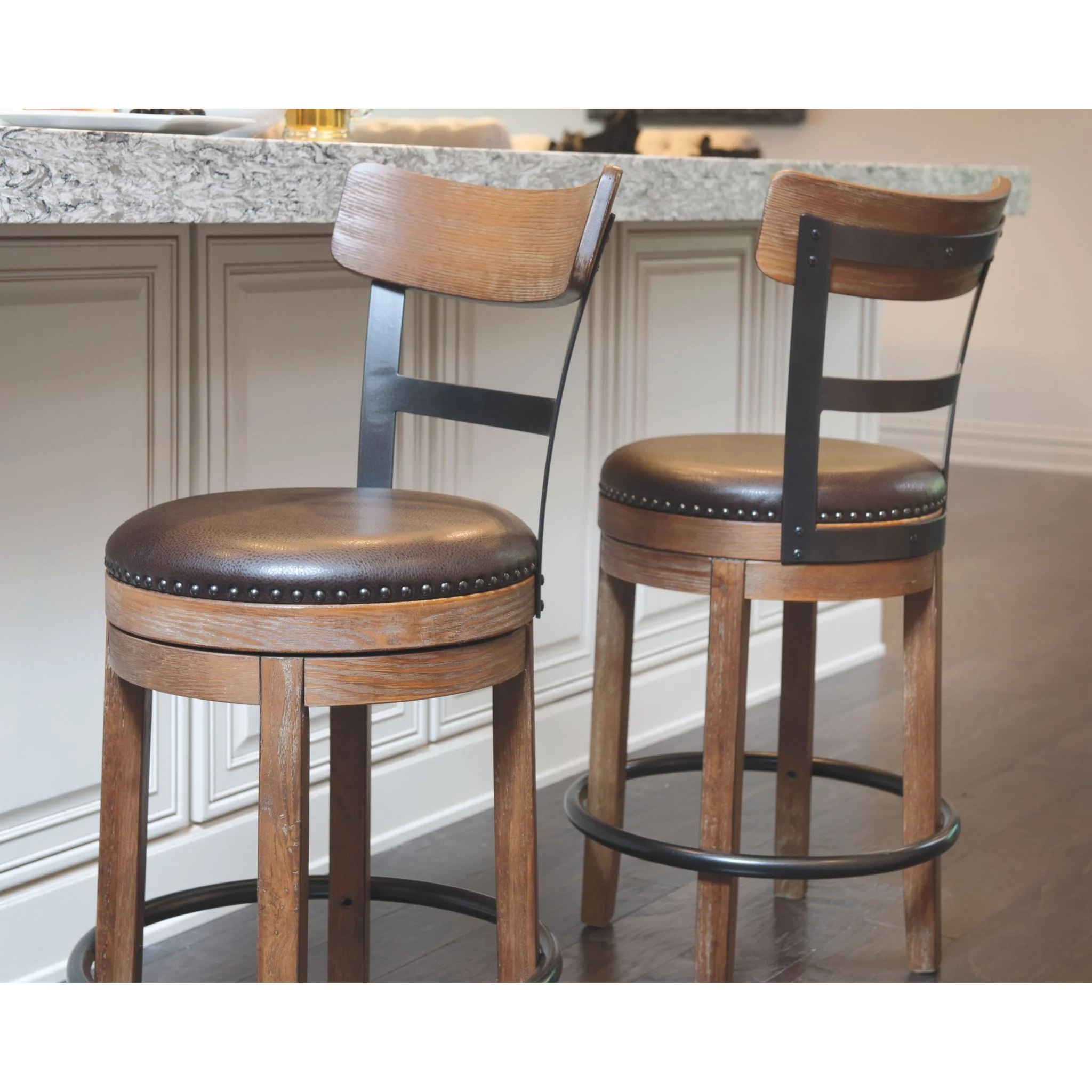 Pinnadel Counter Height Stool - Image 2