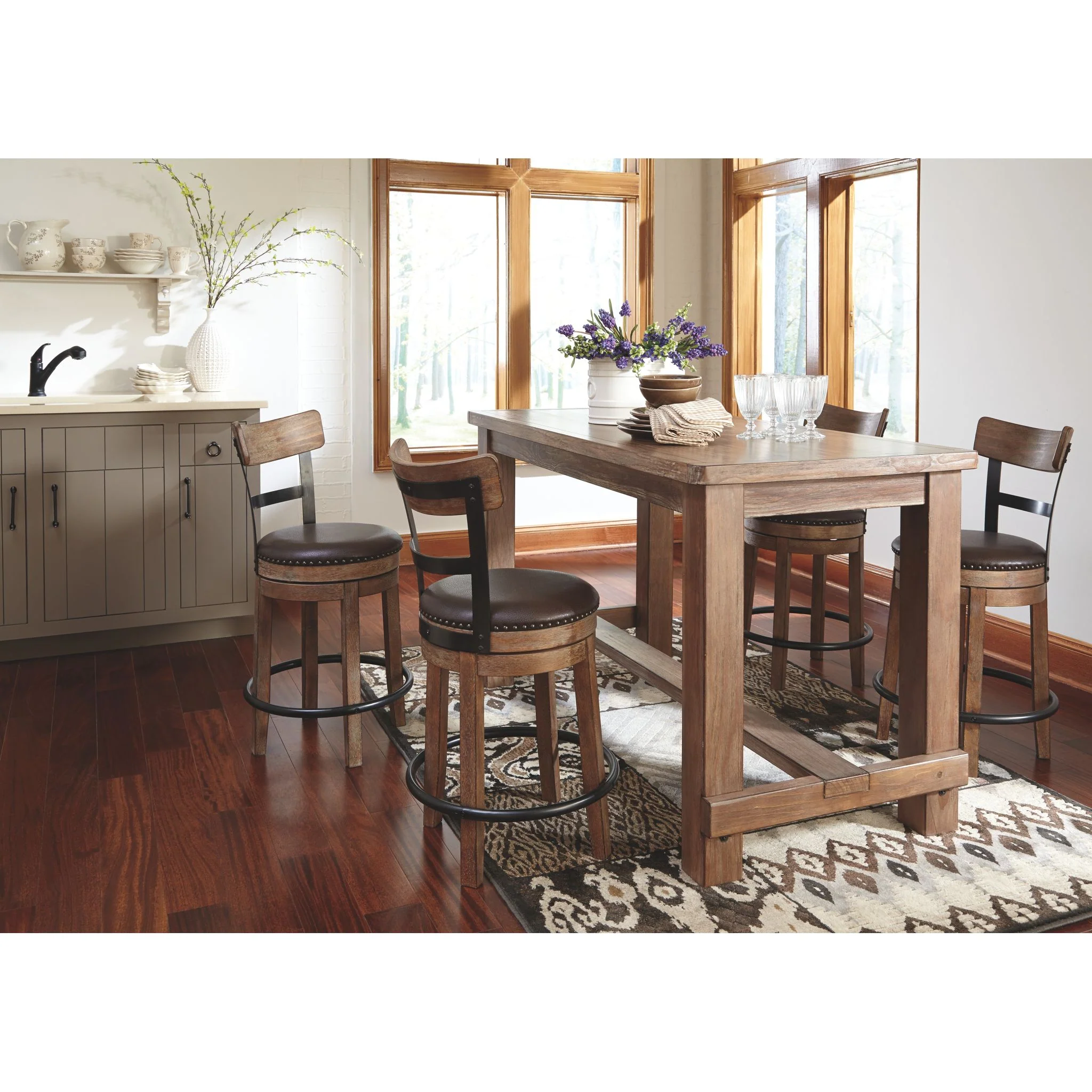 Pinnadel Counter Height Stool - Image 3