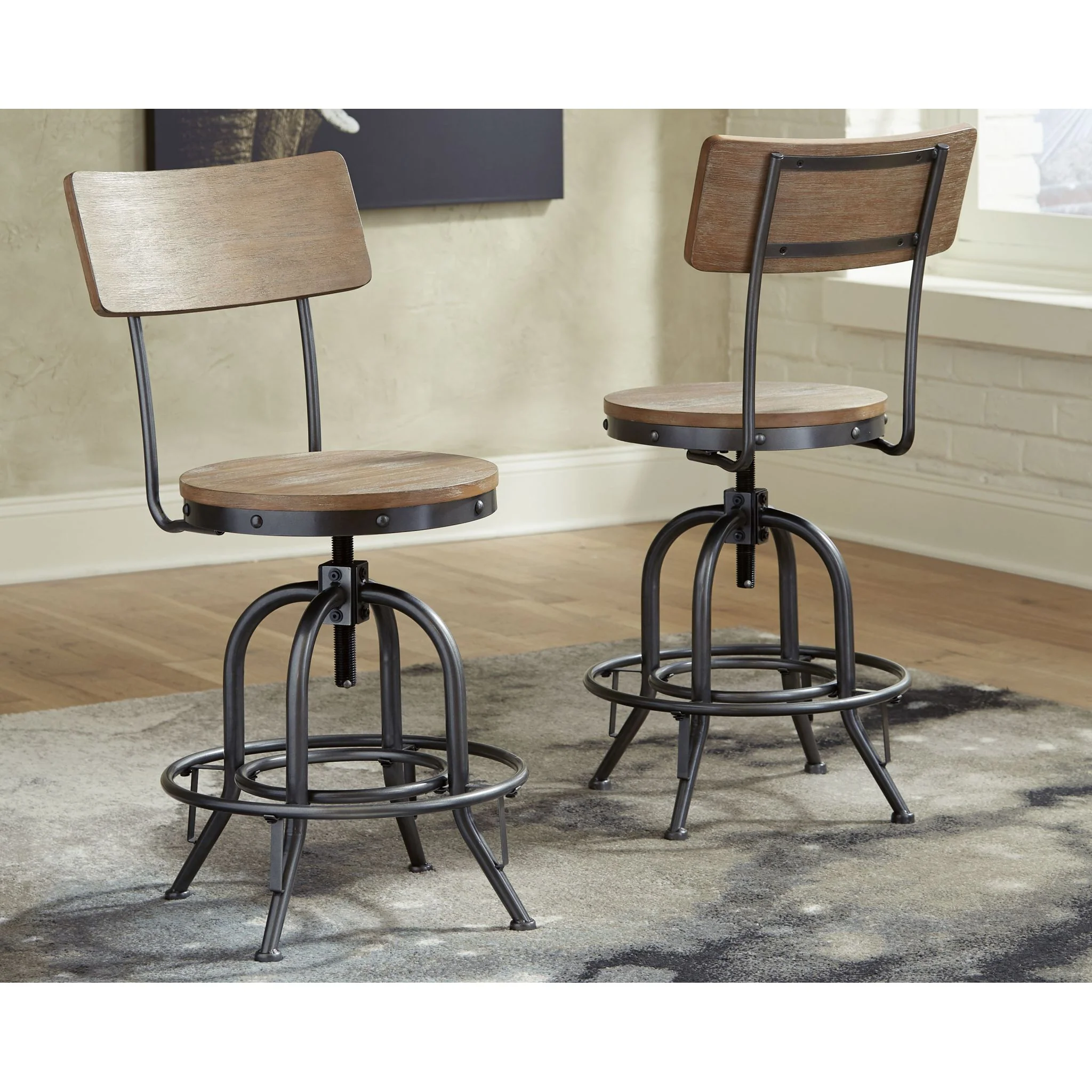 Pinnadel Swivel Stool - Image 7