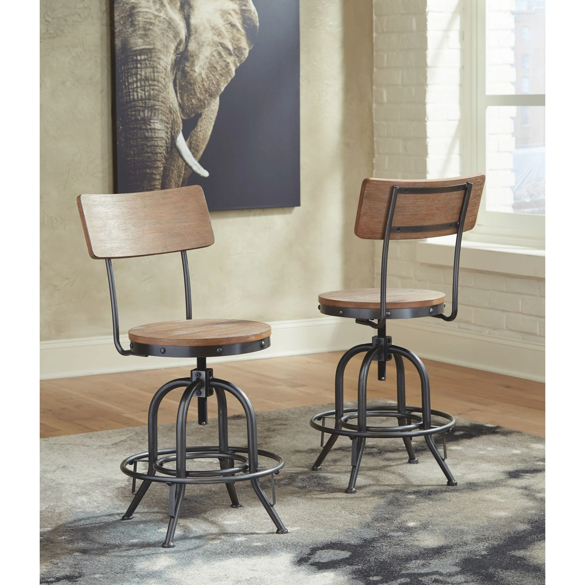 Pinnadel Swivel Stool - Image 9