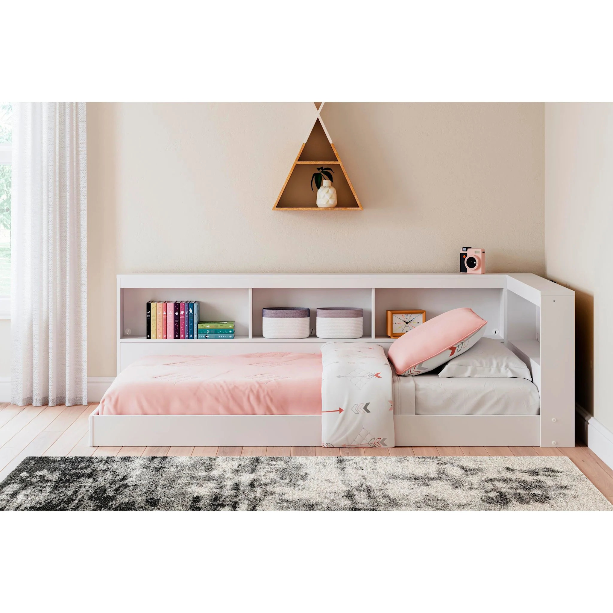 Piperton Bookcase Storage Bed - Image 19