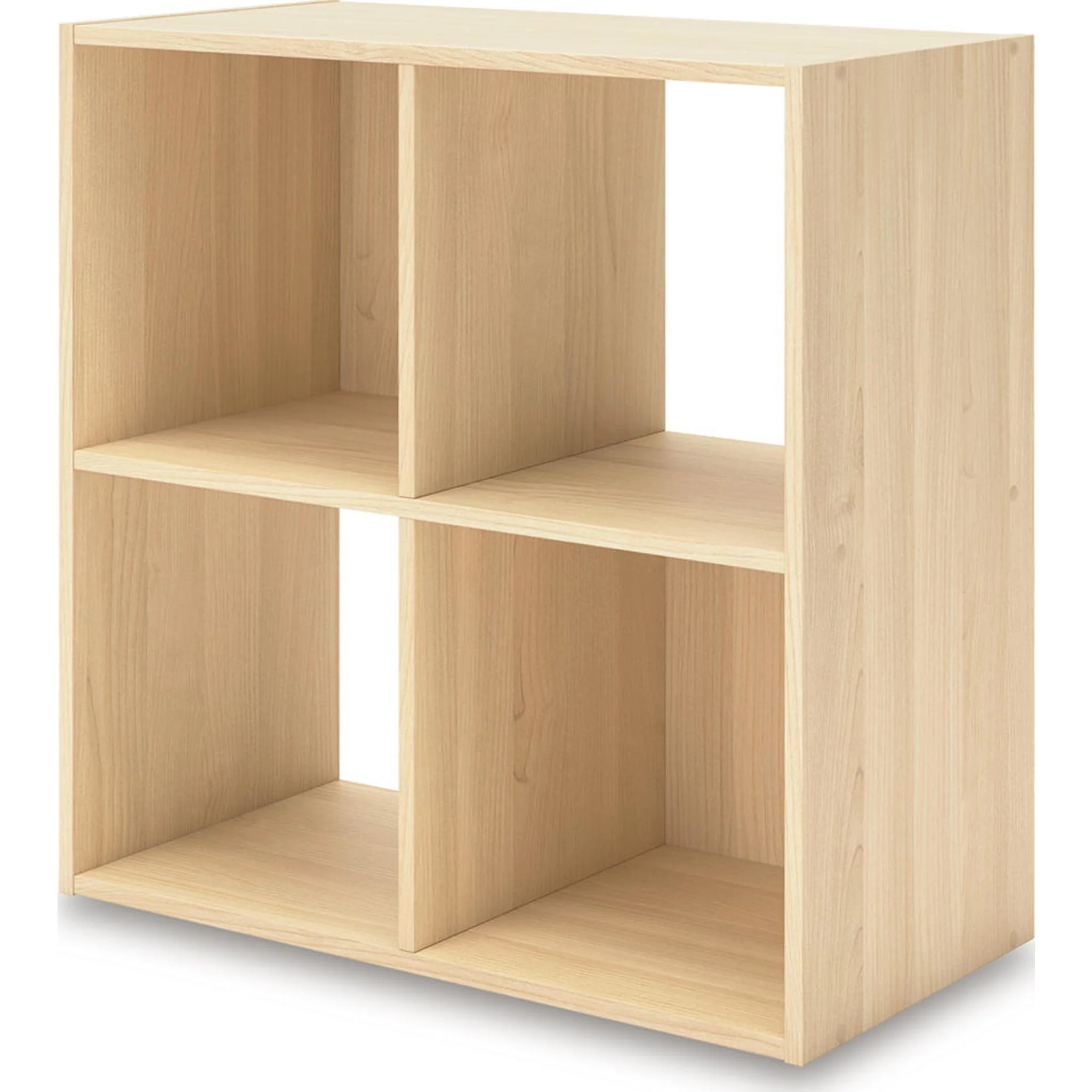 Piperton Four Cube Organizer Bookcase - Image 3