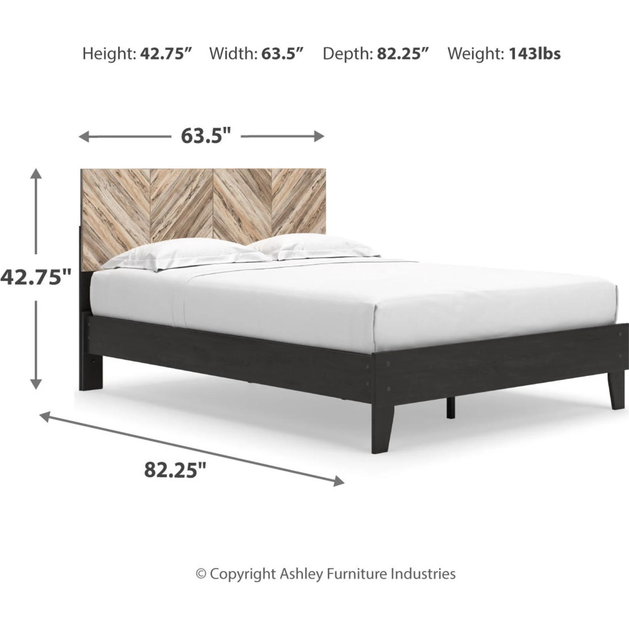 Piperton Queen Platform Bed - Image 3