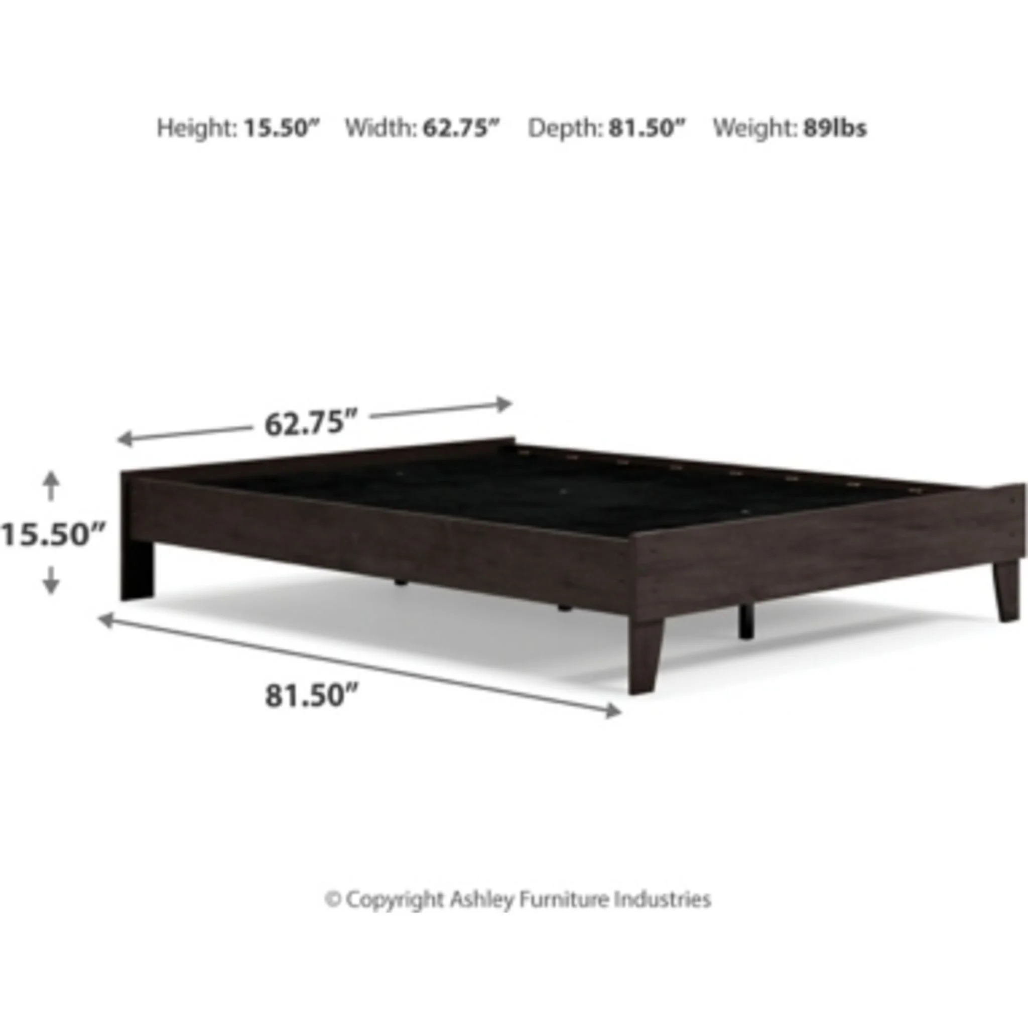 Piperton Queen Platform Bed - Image 4